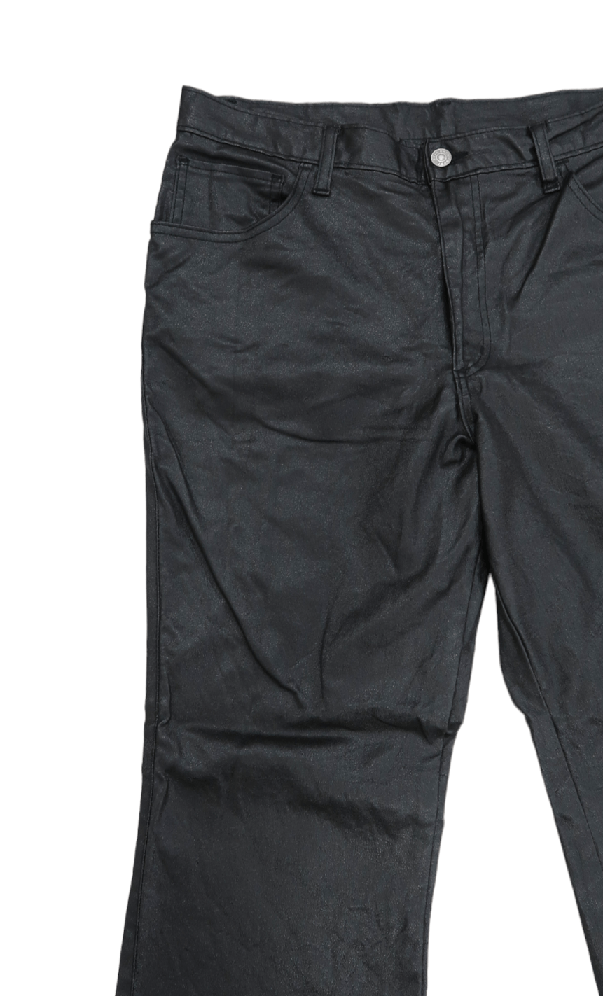 Japan Blue Blue Way Jeans Waxed Coating Minimalist Flare Pants Size US 34 / EU 50 - 5 Thumbnail