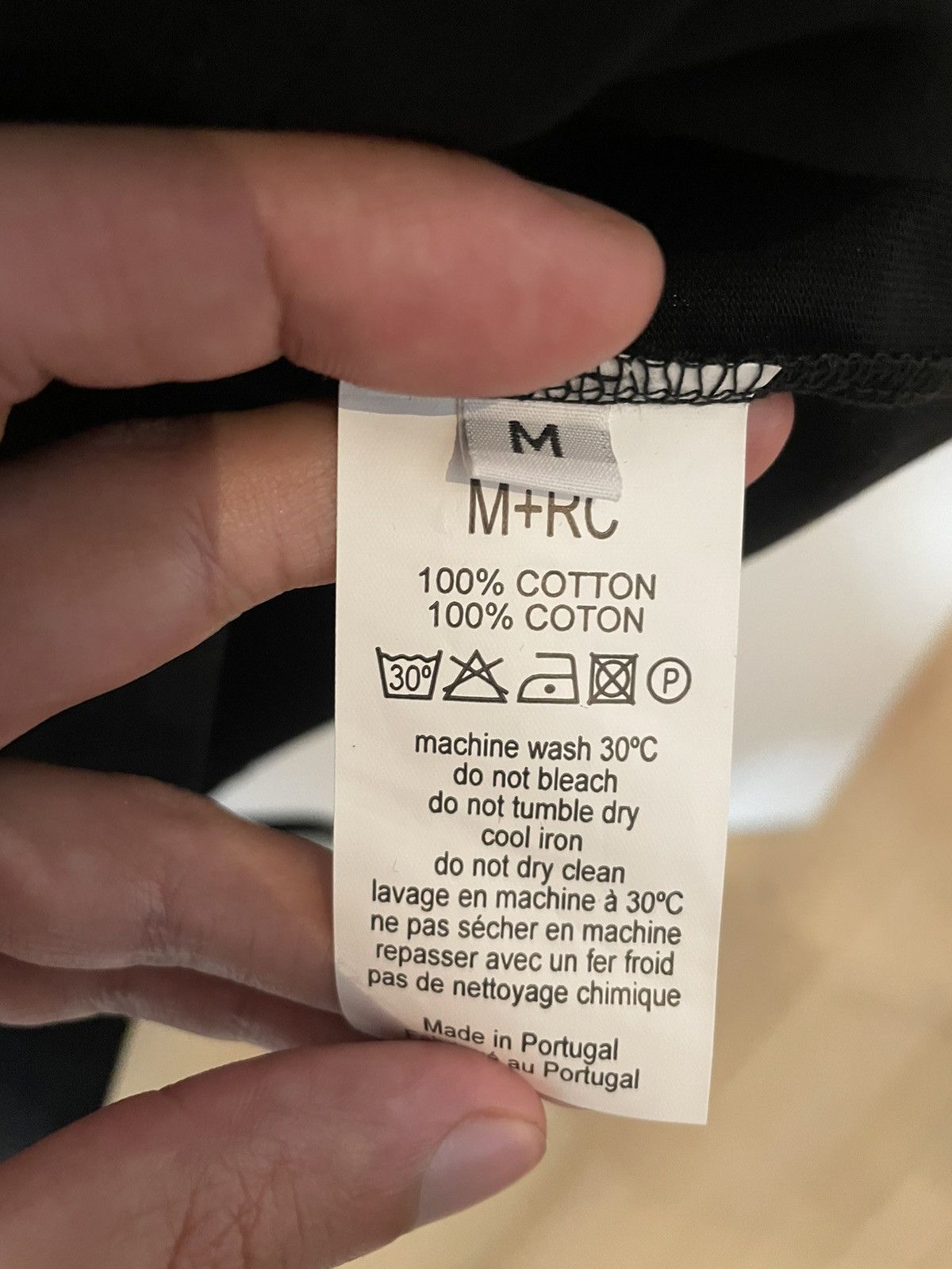 M+Rc Noir Spray Paint Double Layer Long Sleeve Tee Shirt Size US M / EU 48-50 / 2 - 3 Thumbnail