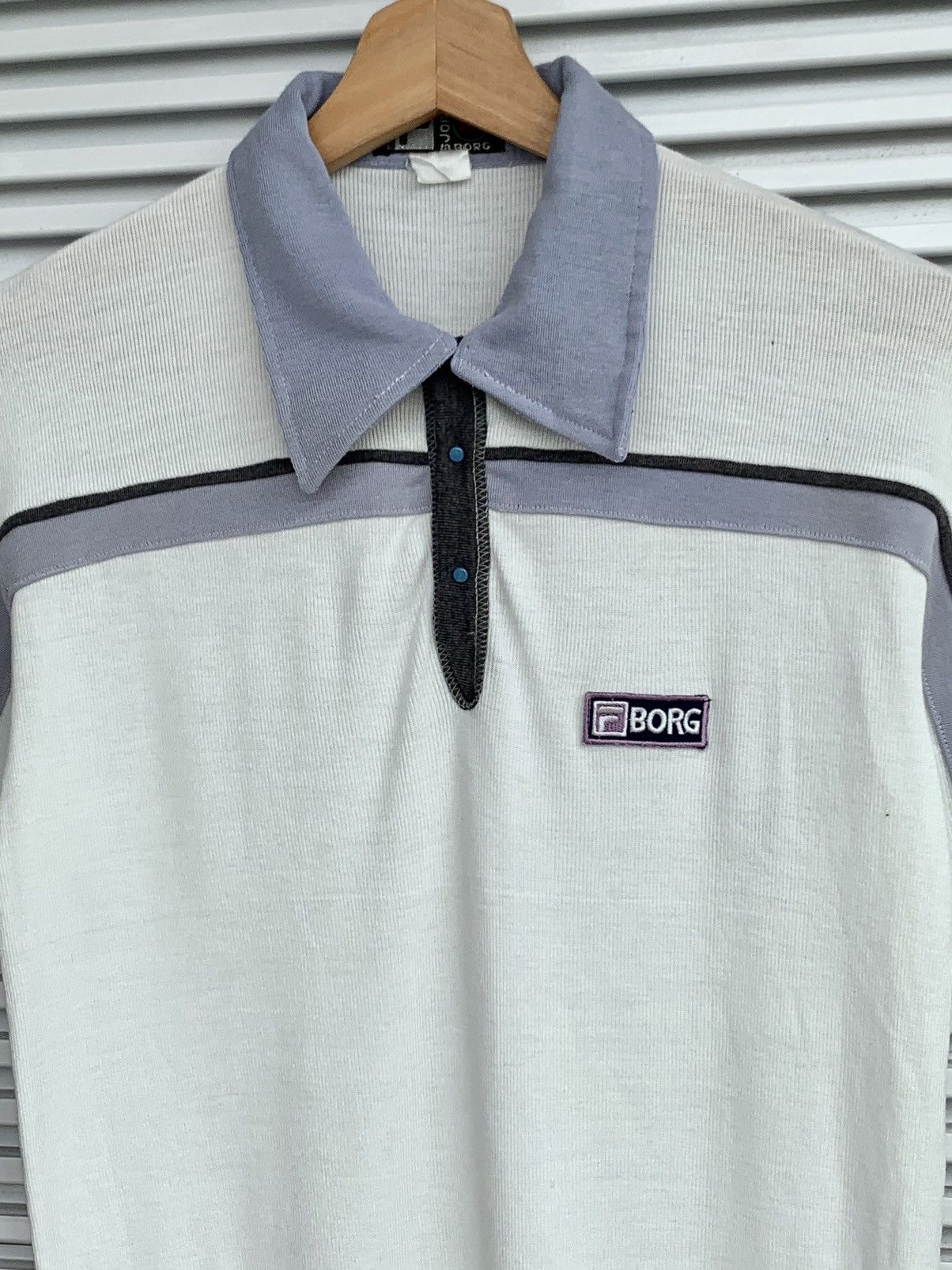 Fila Rare🔥Vintage Fila BJorn Borg Snap Button Polo Tee Size US S / EU 44-46 / 1 - 2 Thumbnail