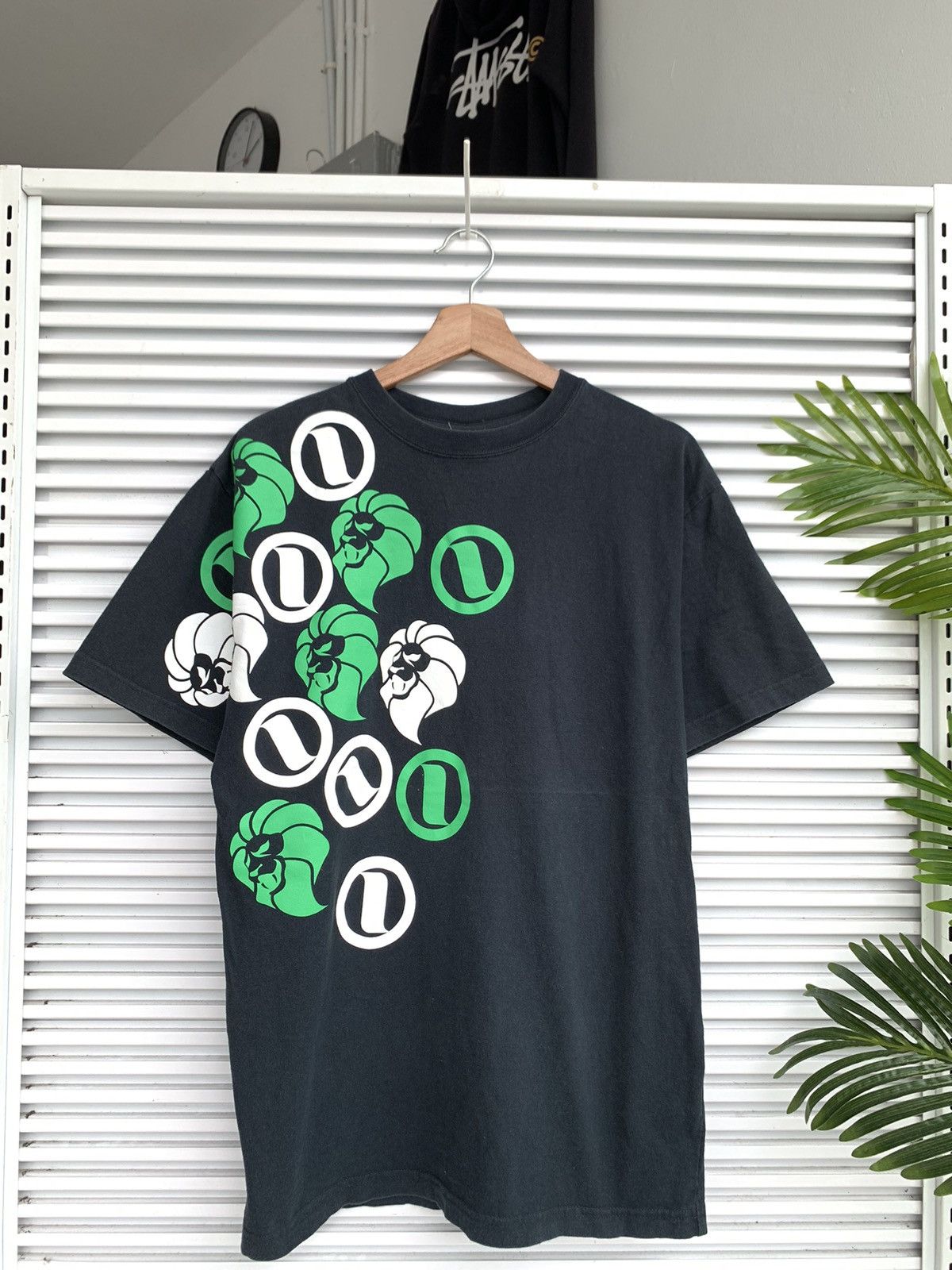 image of Vintage x Wicked Clothing Nesta Wicked Vibes Tee in Black, Men's (Size Large)