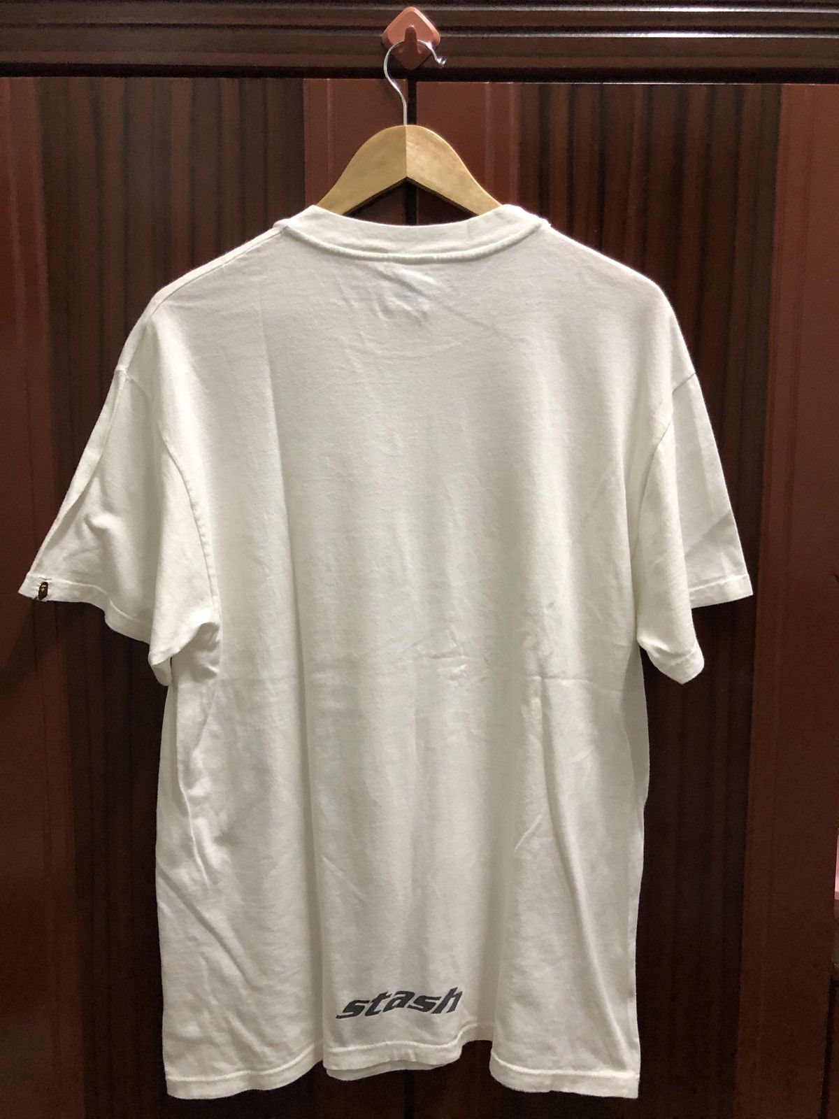 Bape Og Vintage 90s A Bathing Ape Busy Work X Stash Tee Size US L / EU 52-54 / 3 - 3 Thumbnail