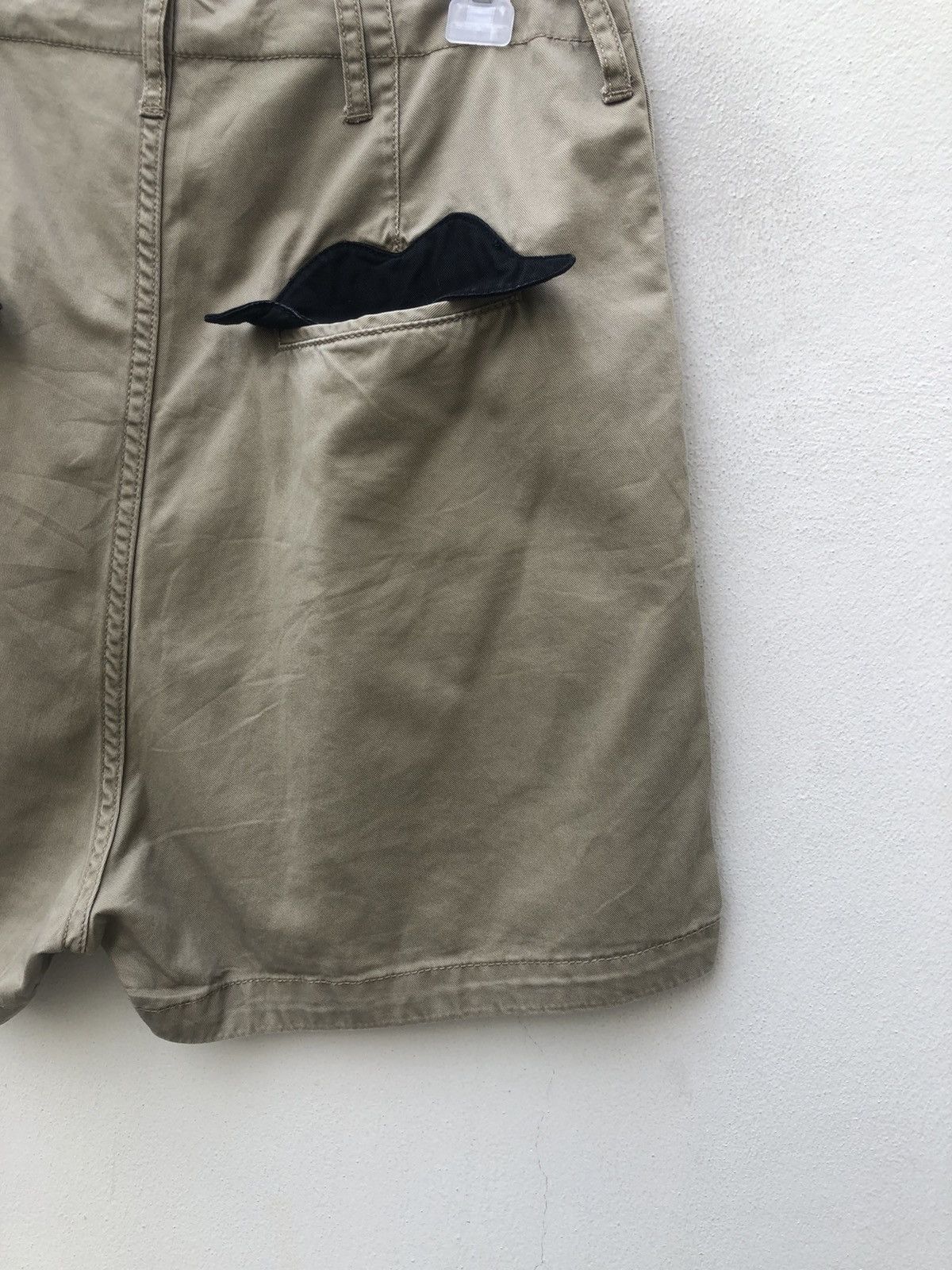 Issey Miyake Issey Miyake Ne-net Moustache Military Khaki Short Pant Size US 31 - 15 Thumbnail