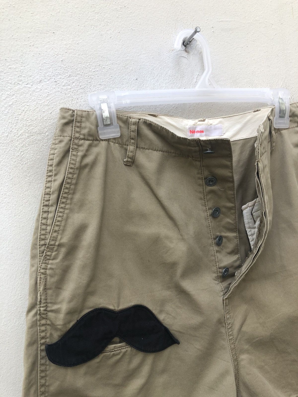 Issey Miyake Issey Miyake Ne-net Moustache Military Khaki Short Pant Size US 31 - 5 Thumbnail