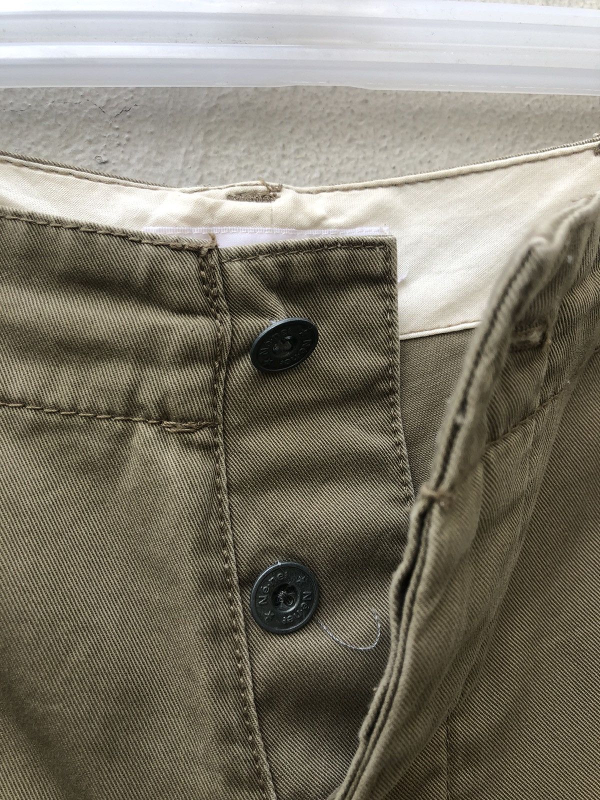 Issey Miyake Issey Miyake Ne-net Moustache Military Khaki Short Pant Size US 31 - 4 Thumbnail