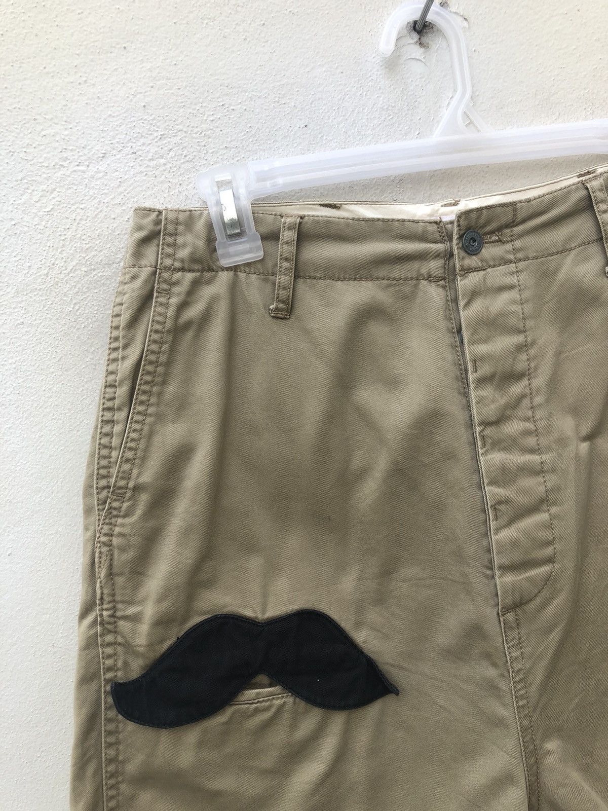 Issey Miyake Issey Miyake Ne-net Moustache Military Khaki Short Pant Size US 31 - 2 Thumbnail