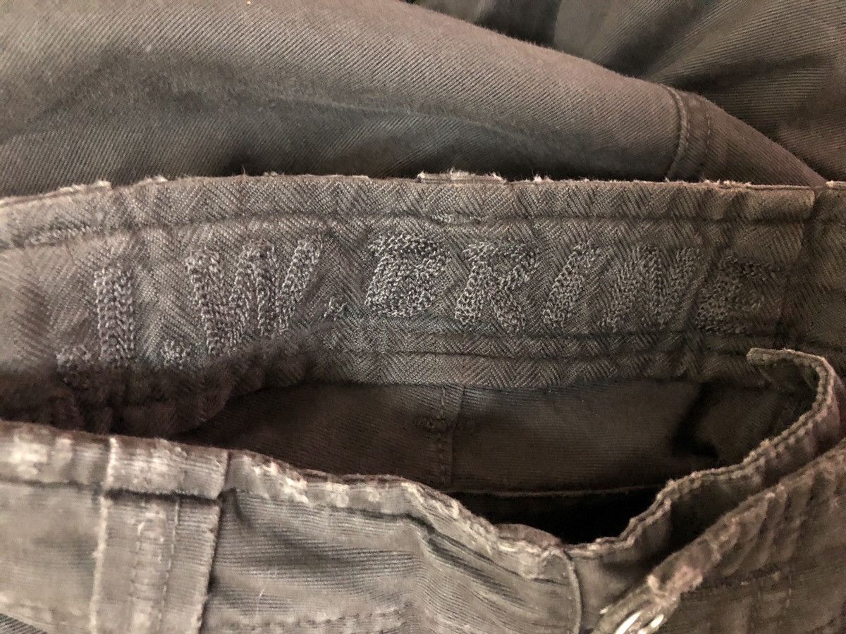 J.W. Brine J.w. Brine Italy Waxed Dark Brown Cargo Trouser Size US 29 - 22 Thumbnail
