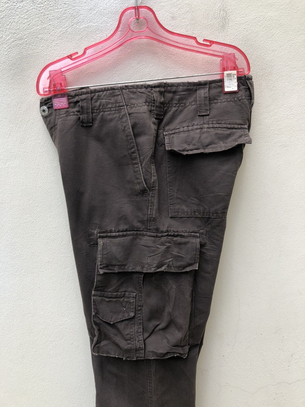 J.W. Brine J.w. Brine Italy Waxed Dark Brown Cargo Trouser Size US 29 - 19 Thumbnail