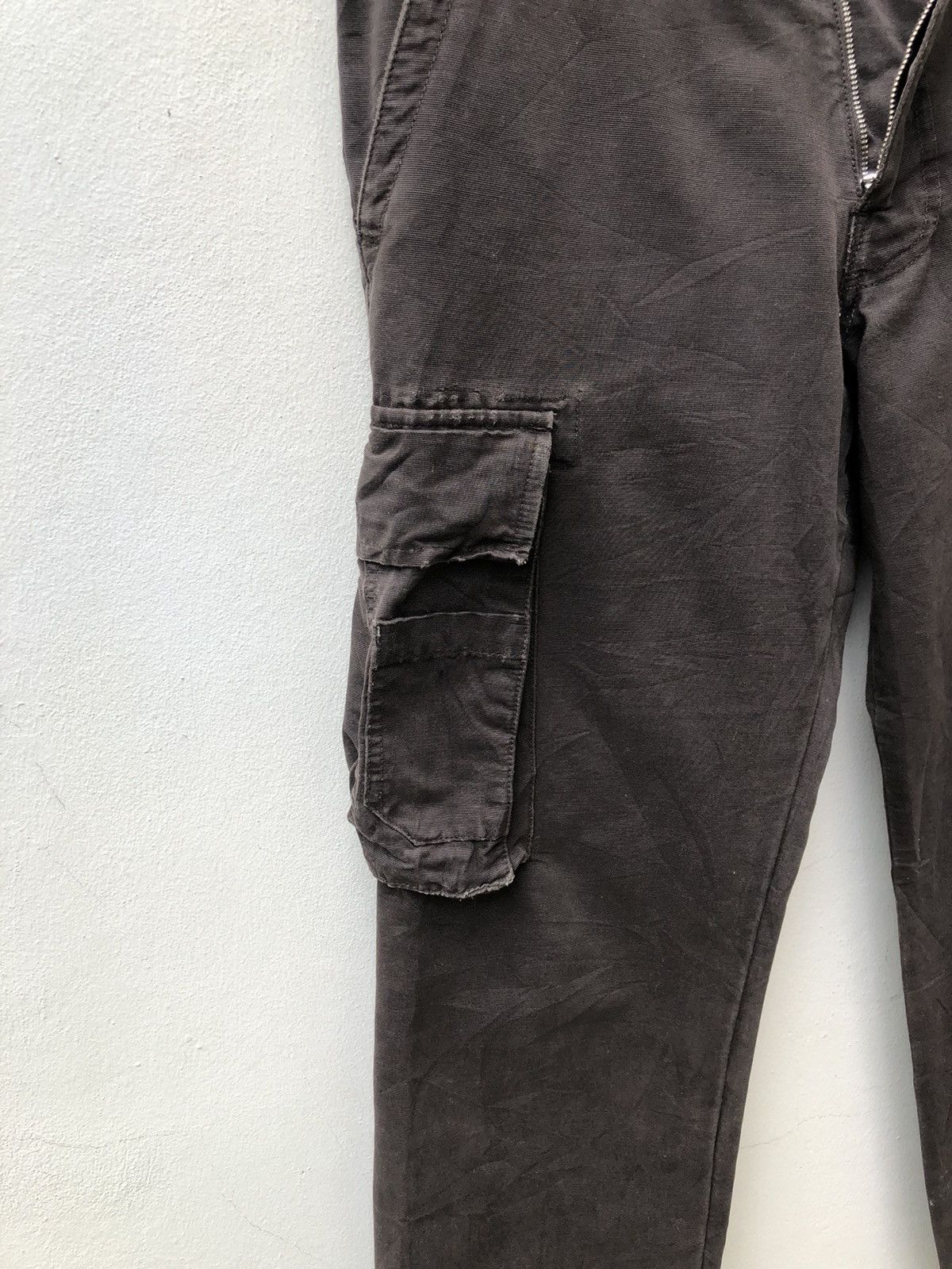 J.W. Brine J.w. Brine Italy Waxed Dark Brown Cargo Trouser Size US 29 - 10 Thumbnail