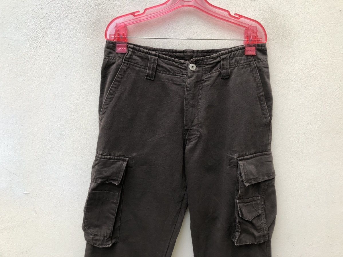 J.W. Brine J.w. Brine Italy Waxed Dark Brown Cargo Trouser Size US 29 - 7 Thumbnail
