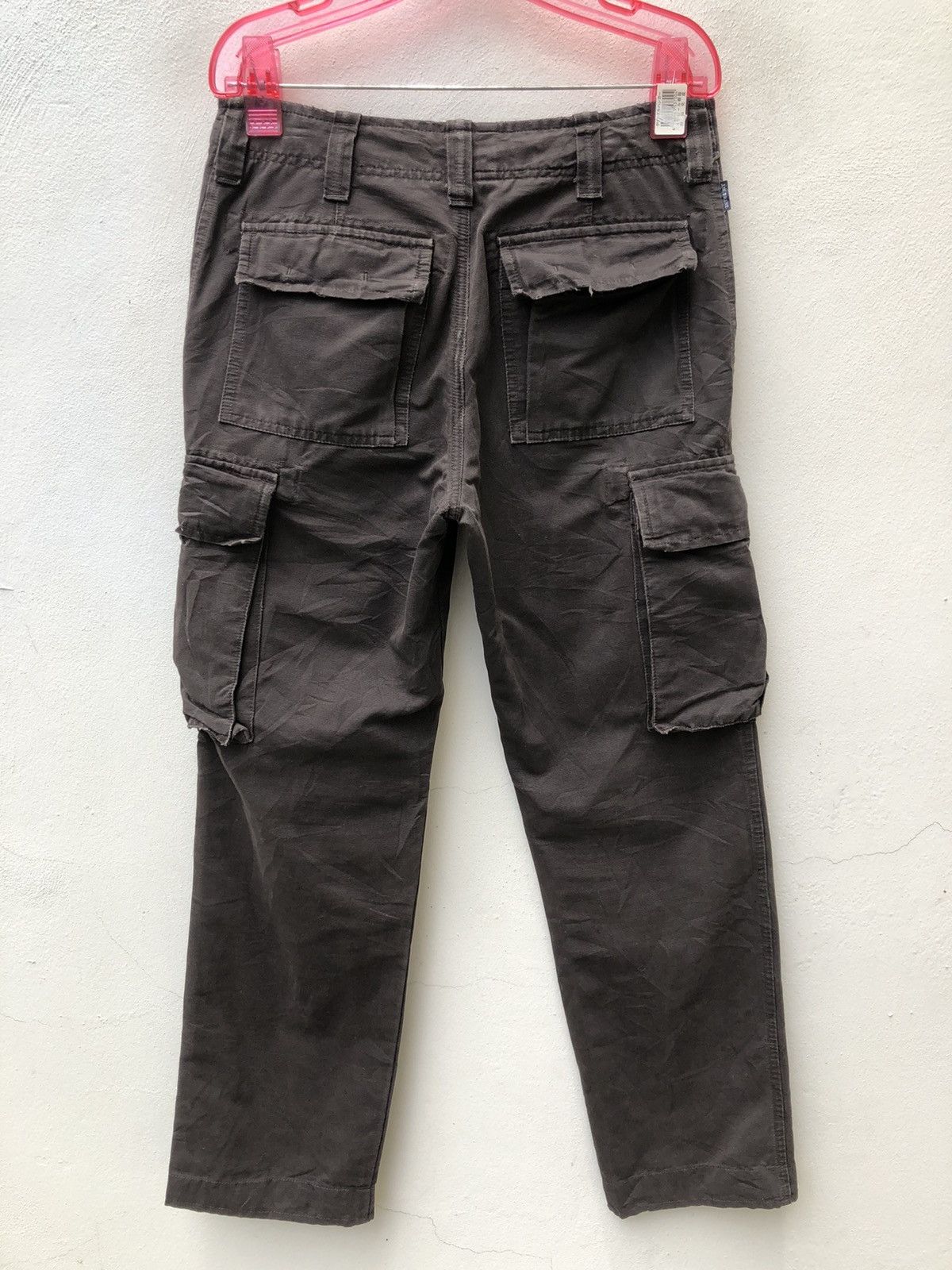 J.W. Brine J.w. Brine Italy Waxed Dark Brown Cargo Trouser Size US 29 - 15 Thumbnail