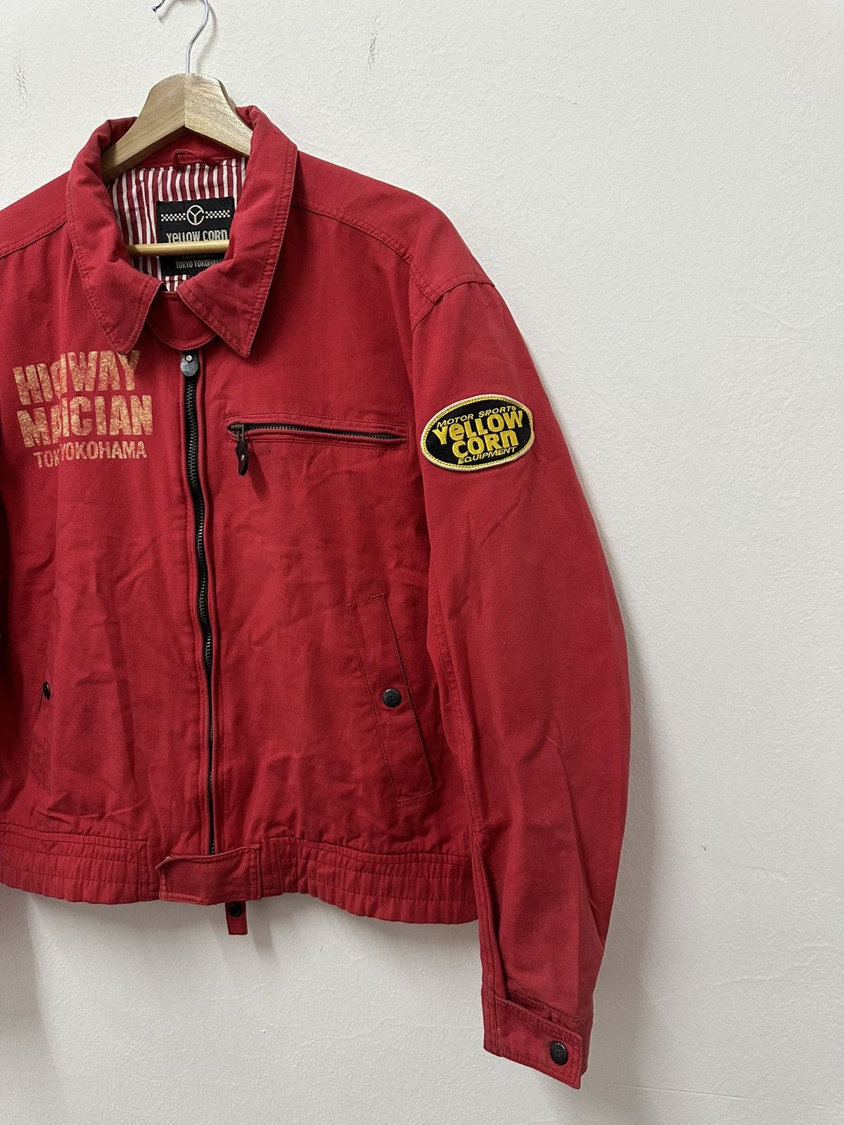 Vintage × YELLOW CORN Vtg Yellow Corn Sledge Hammer Highway Magican Racing Jacket Size US M / EU 48-50 / 2 - 3 Thumbnail