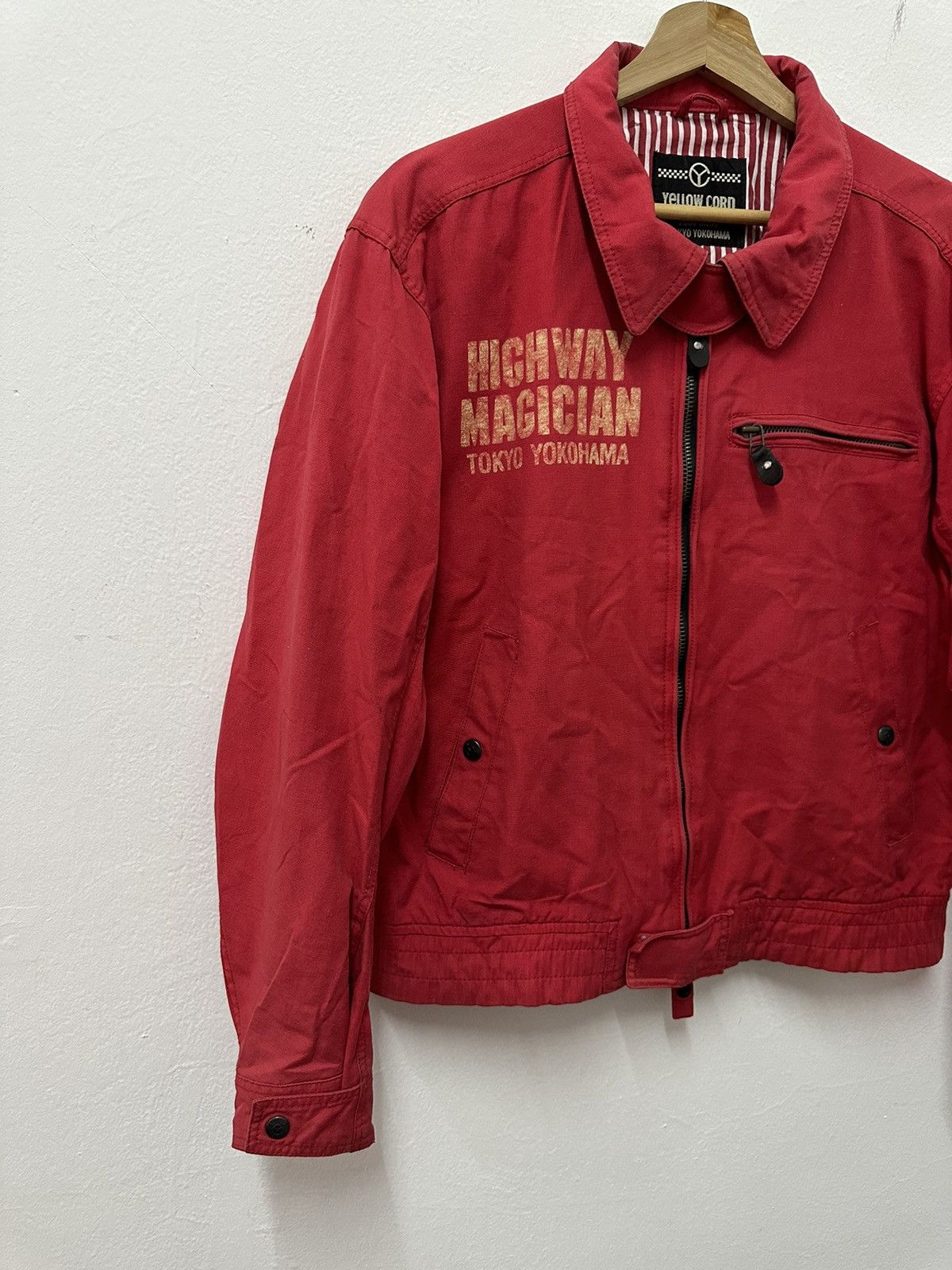 Vintage × YELLOW CORN Vtg Yellow Corn Sledge Hammer Highway Magican Racing Jacket Size US M / EU 48-50 / 2 - 2 Thumbnail