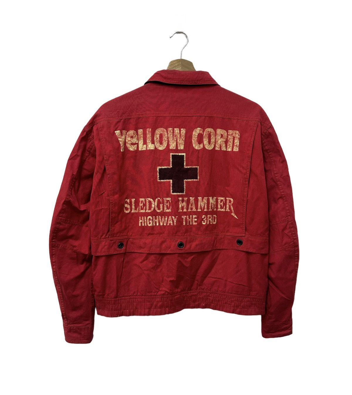 Vintage × YELLOW CORN Vtg Yellow Corn Sledge Hammer Highway Magican Racing Jacket Size US M / EU 48-50 / 2 - 10 Thumbnail