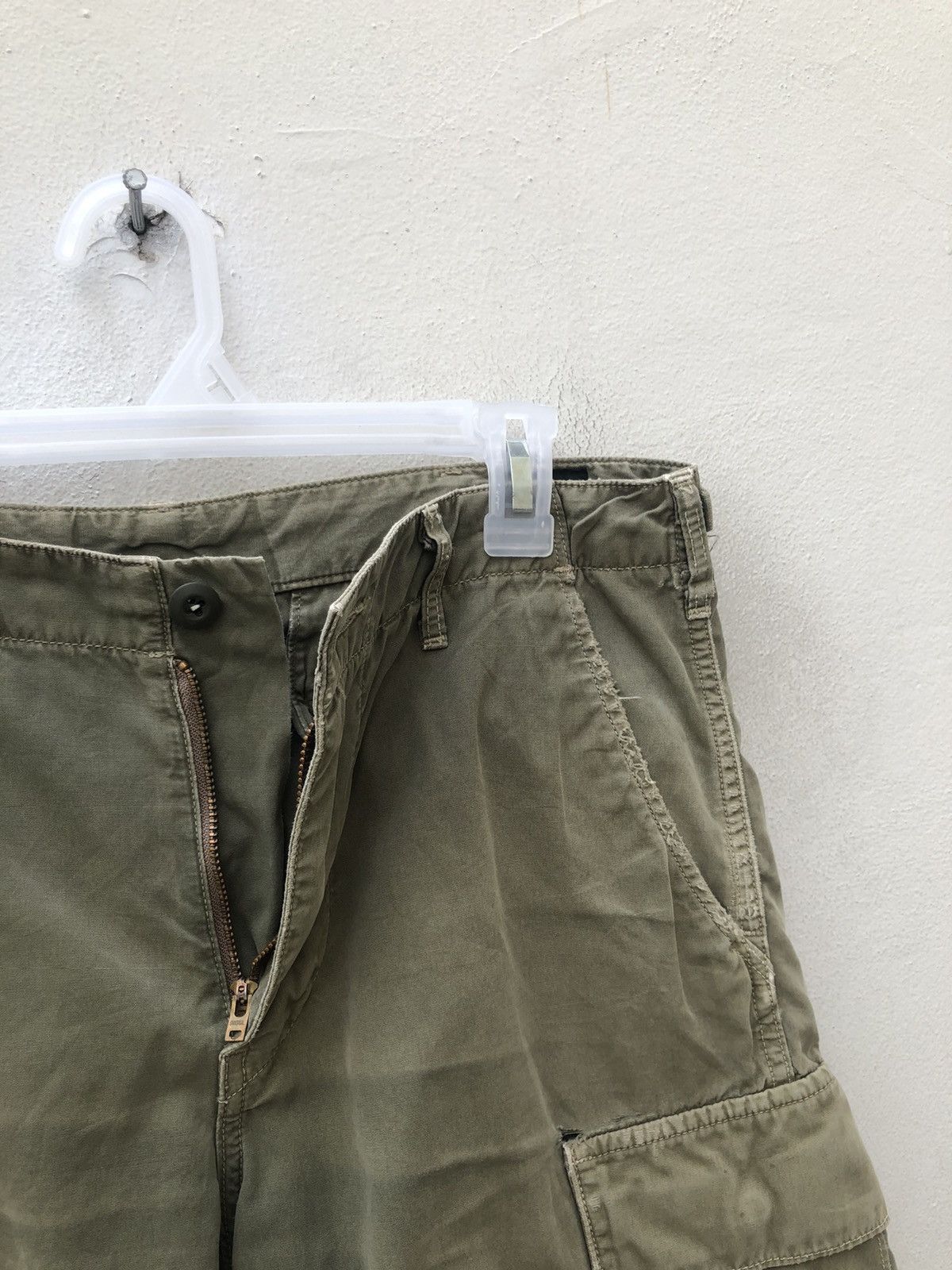 Orslow Orslow Japan Distressed Very Worn Military Cut Short Size US 31 - 3 Thumbnail