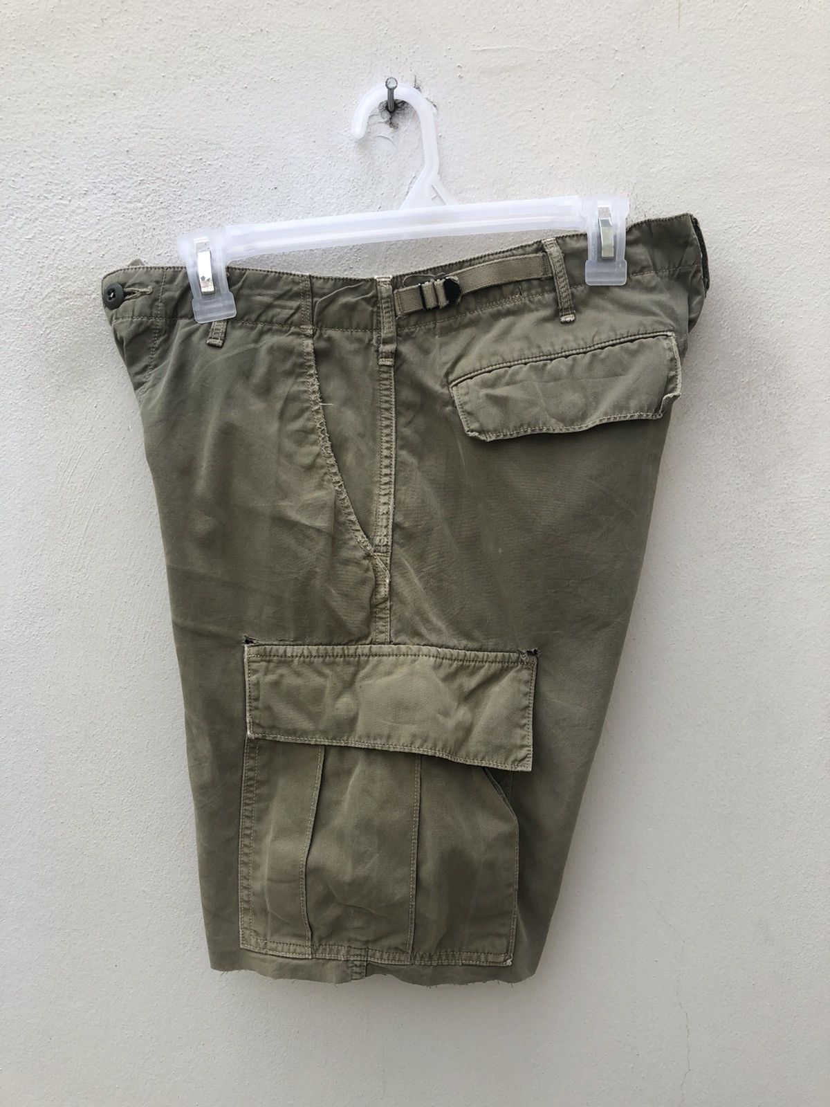 Orslow Orslow Japan Distressed Very Worn Military Cut Short Size US 31 - 17 Thumbnail