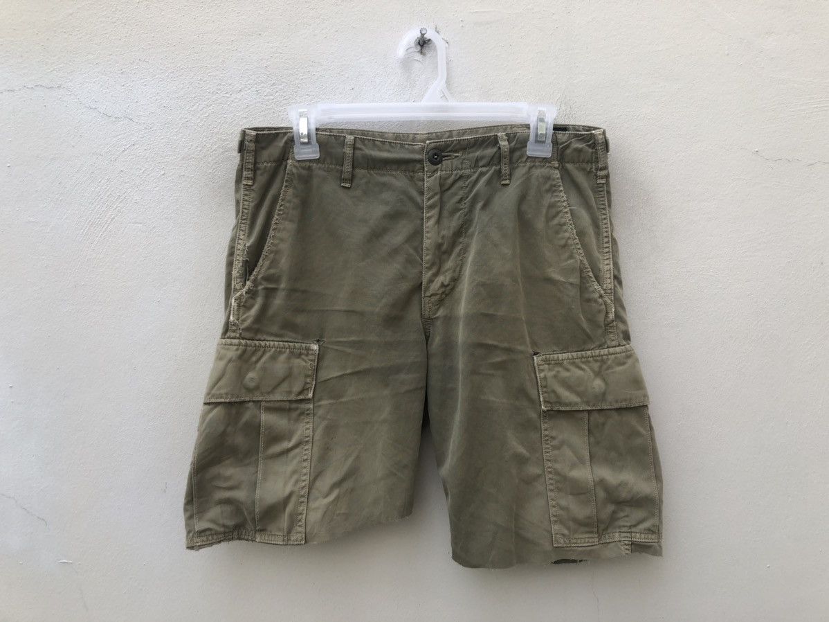 Orslow Japan Distressed Very Worn Military Cut Short