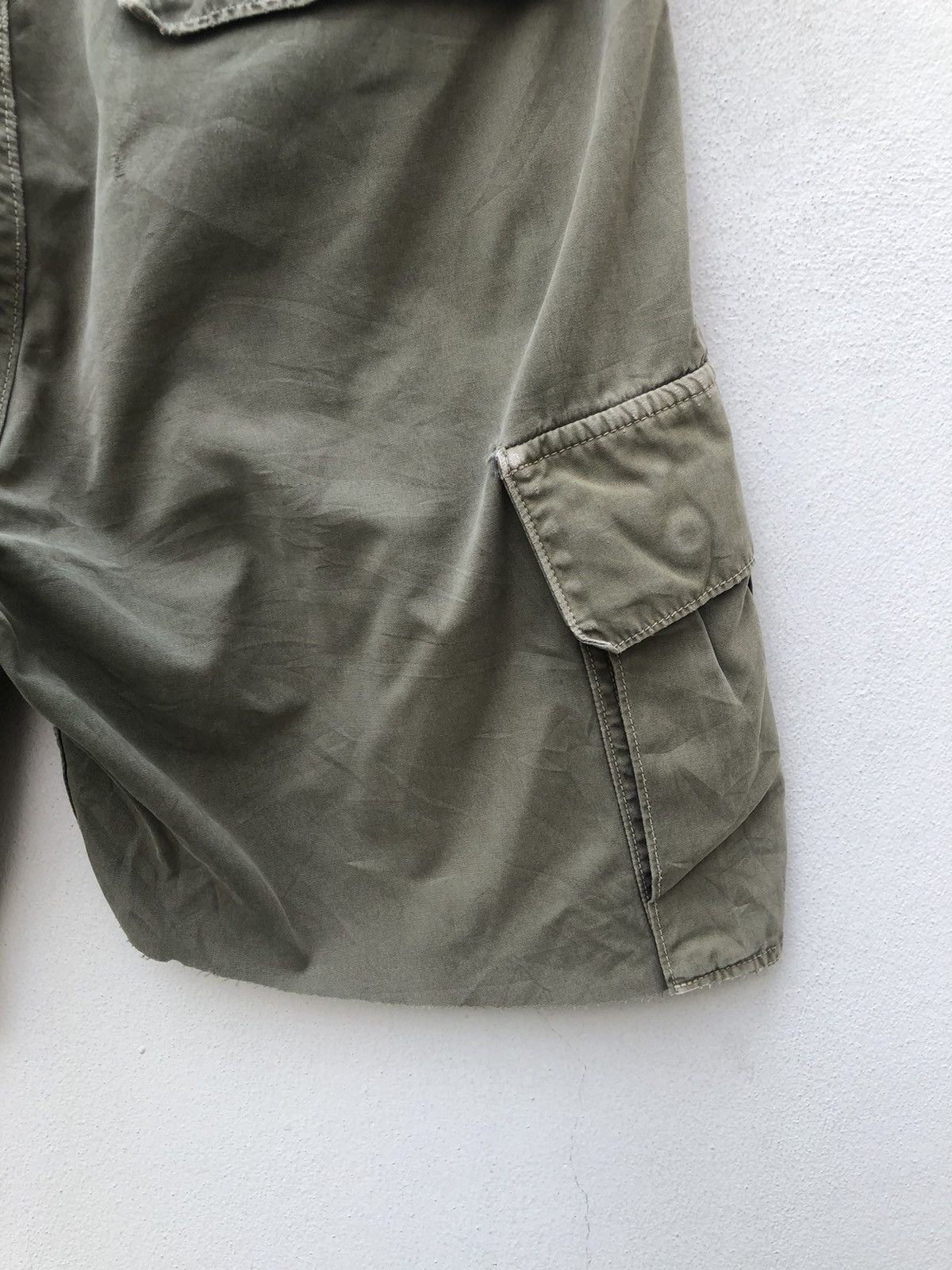 Orslow Orslow Japan Distressed Very Worn Military Cut Short Size US 31 - 15 Thumbnail