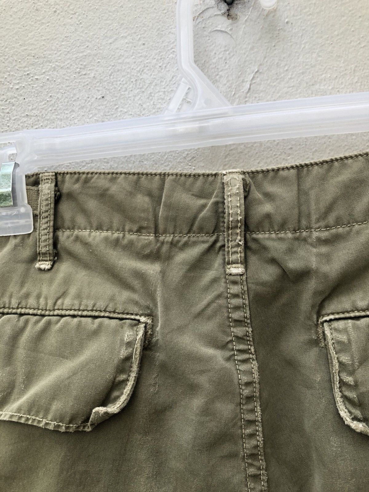 Orslow Orslow Japan Distressed Very Worn Military Cut Short Size US 31 - 11 Thumbnail