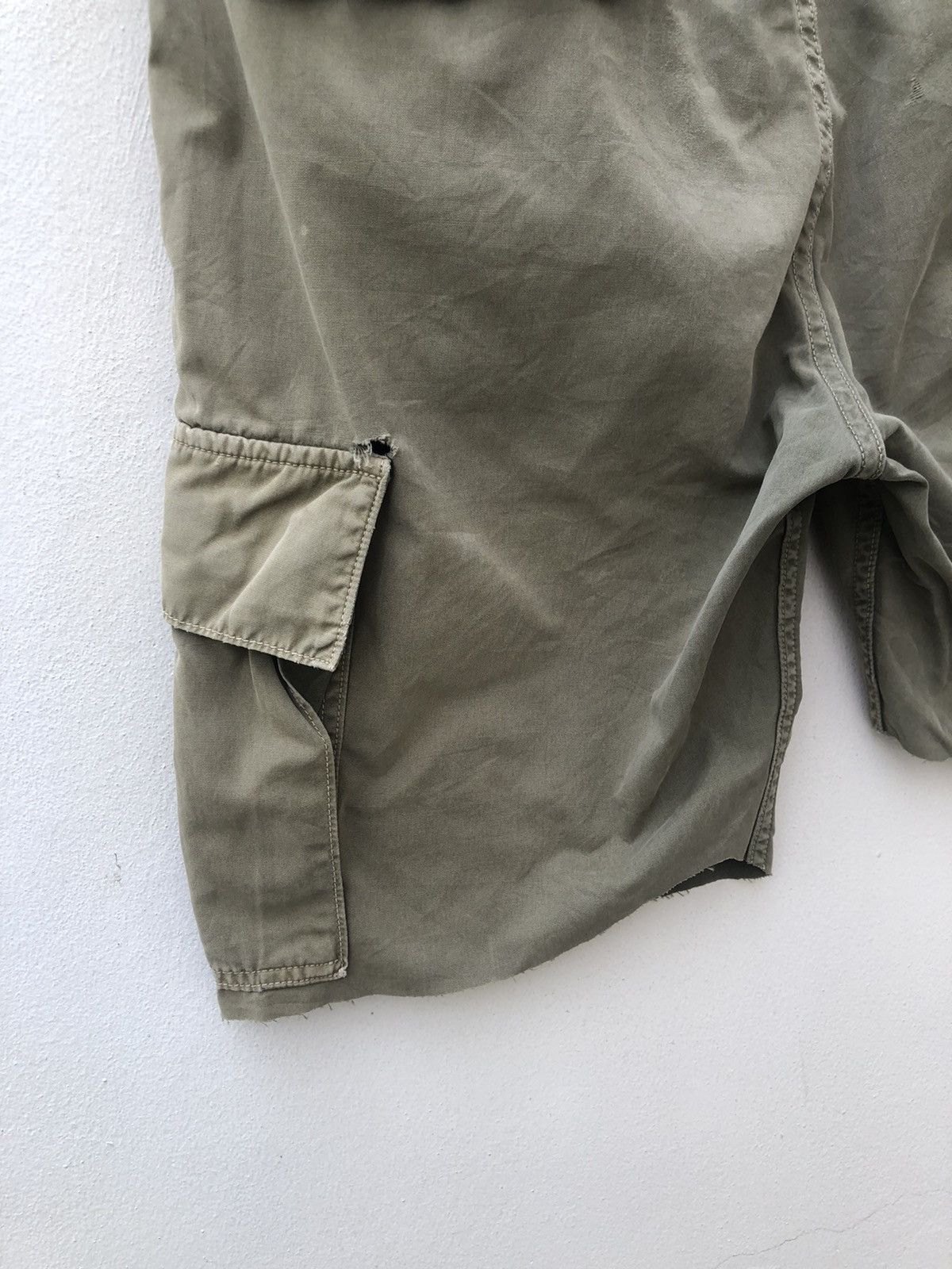 Orslow Orslow Japan Distressed Very Worn Military Cut Short Size US 31 - 12 Thumbnail