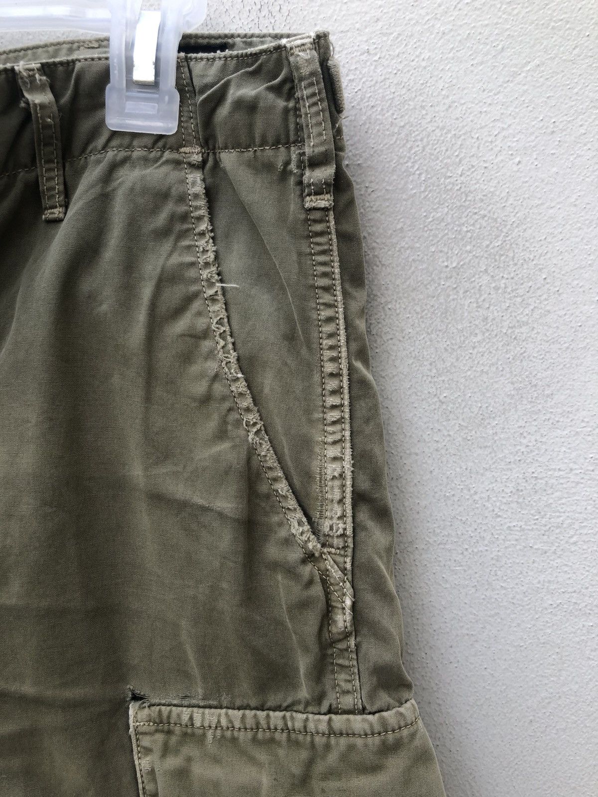 Orslow Orslow Japan Distressed Very Worn Military Cut Short Size US 31 - 6 Thumbnail