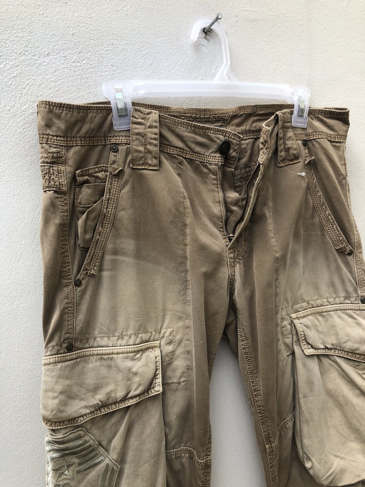 Jimmy Taverniti Jimmy Taverniti Faded Cargo Trouser Pant Size US 31 - 4 Thumbnail