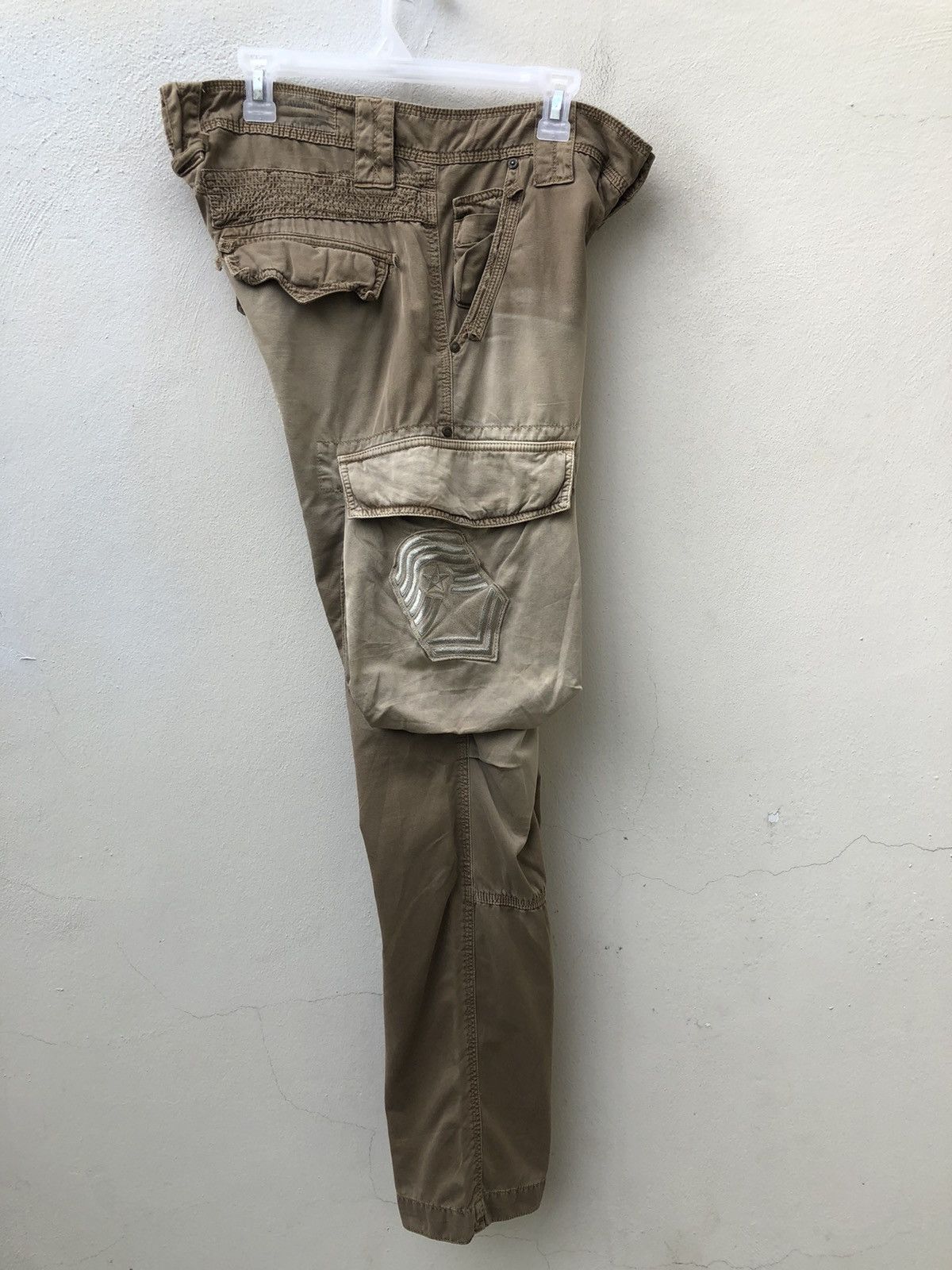 Jimmy Taverniti Jimmy Taverniti Faded Cargo Trouser Pant Size US 31 - 17 Thumbnail