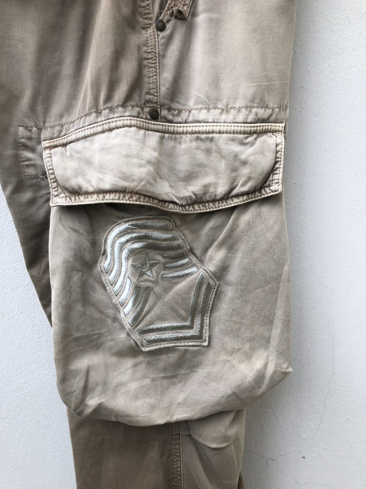 Jimmy Taverniti Jimmy Taverniti Faded Cargo Trouser Pant Size US 31 - 18 Thumbnail