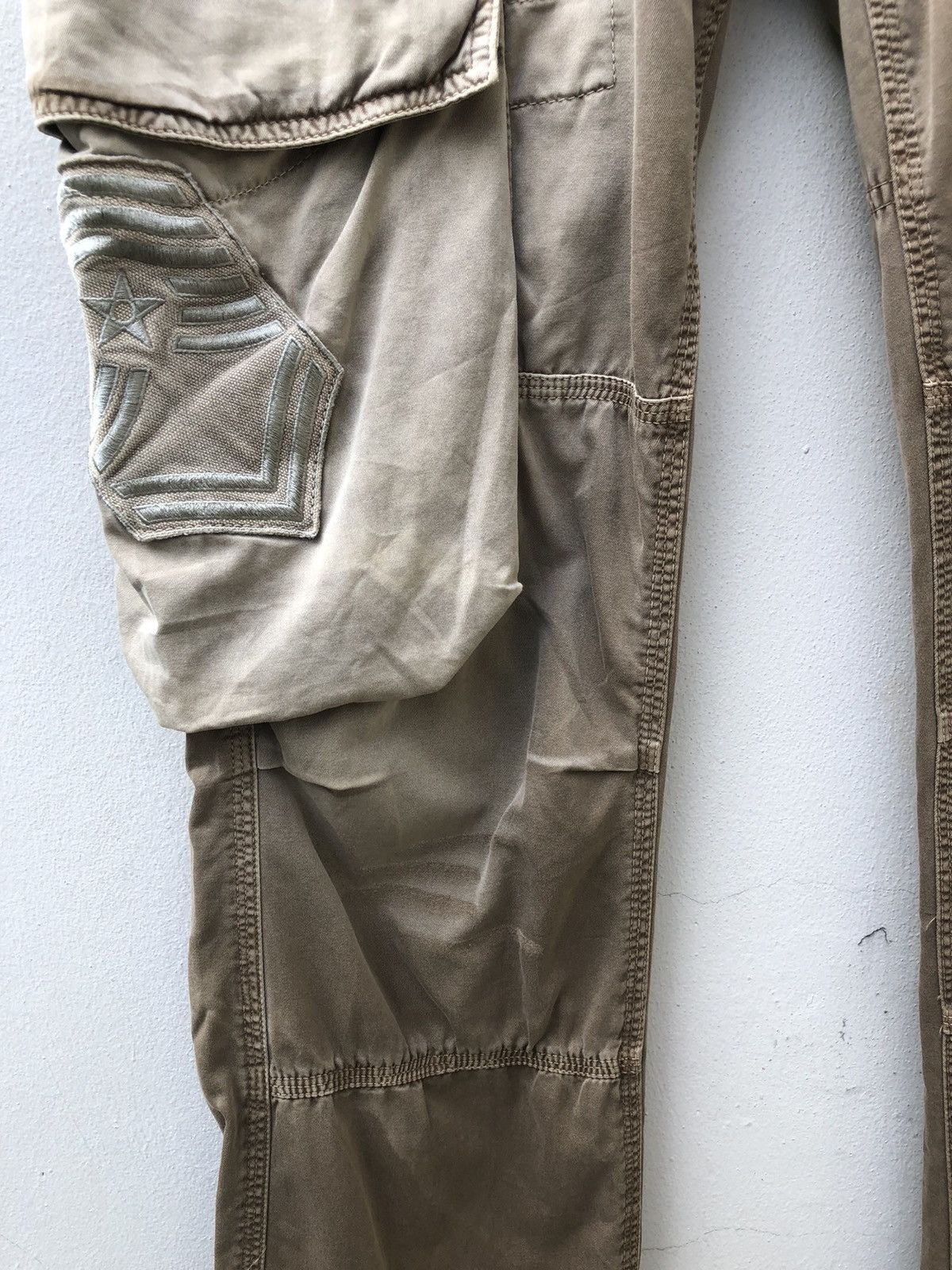 Jimmy Taverniti Jimmy Taverniti Faded Cargo Trouser Pant Size US 31 - 5 Thumbnail