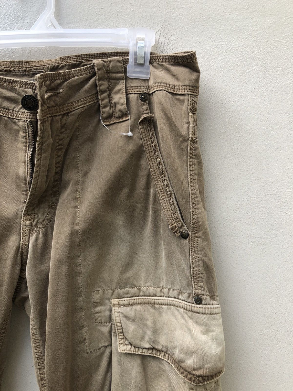 Jimmy Taverniti Jimmy Taverniti Faded Cargo Trouser Pant Size US 31 - 7 Thumbnail
