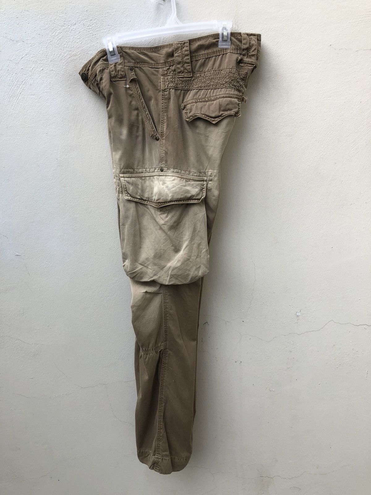 Jimmy Taverniti Jimmy Taverniti Faded Cargo Trouser Pant Size US 31 - 19 Thumbnail
