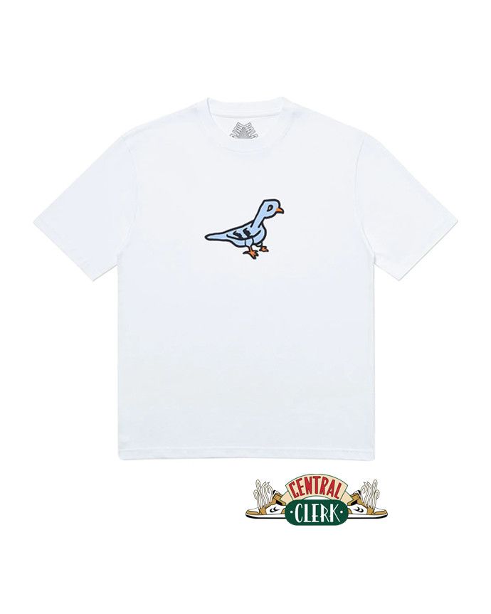 image of Palace Pigeon Hole Tee in White, Men's (Size Medium)