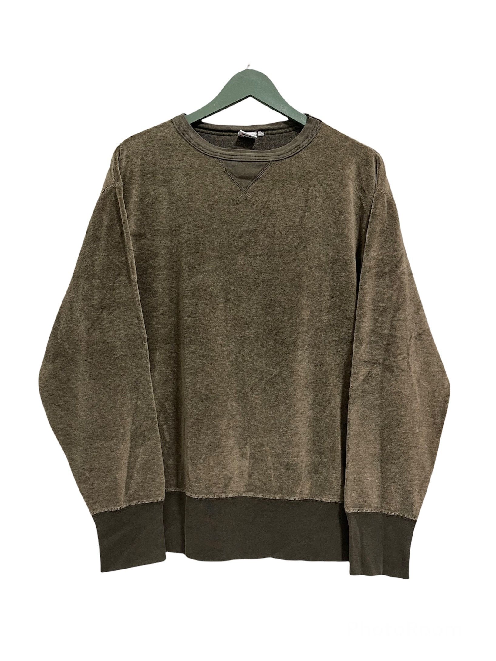 Japanese Trippy Attitude Brume Velvet Crewneck Sweatshirt