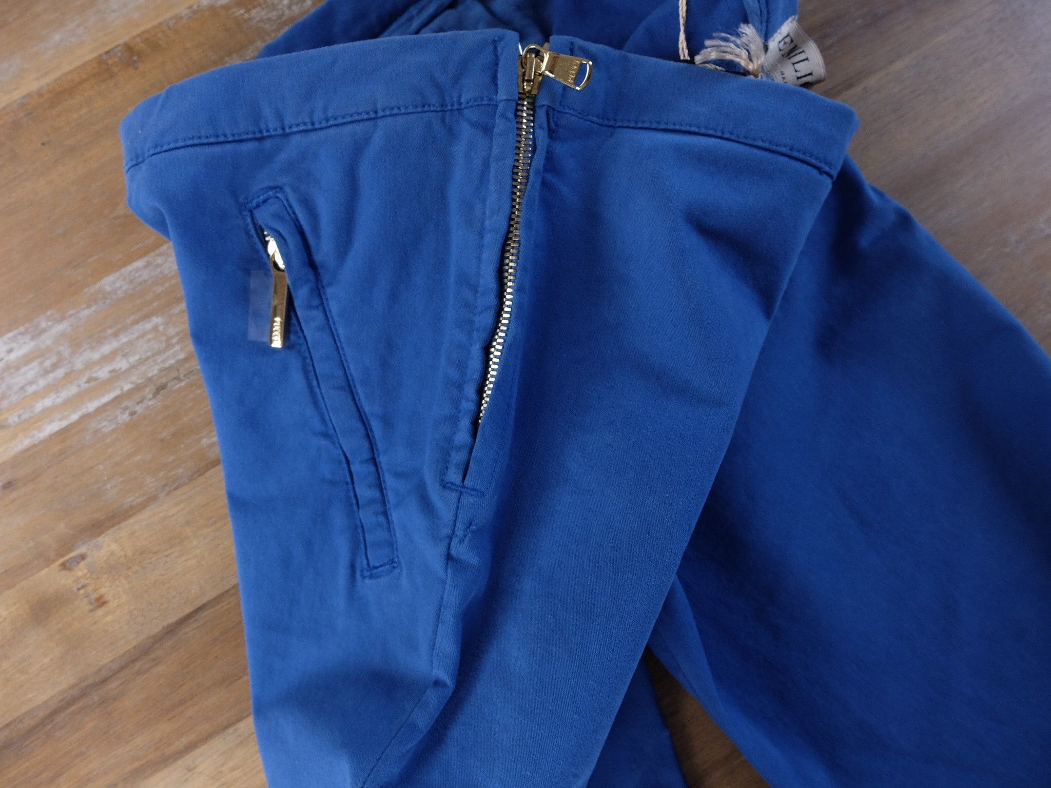 Emilio Pucci EMILIO PUCCI blue skinny cotton pants trousers 40 6 Size 27" / US 4 / IT 40 - 7 Thumbnail