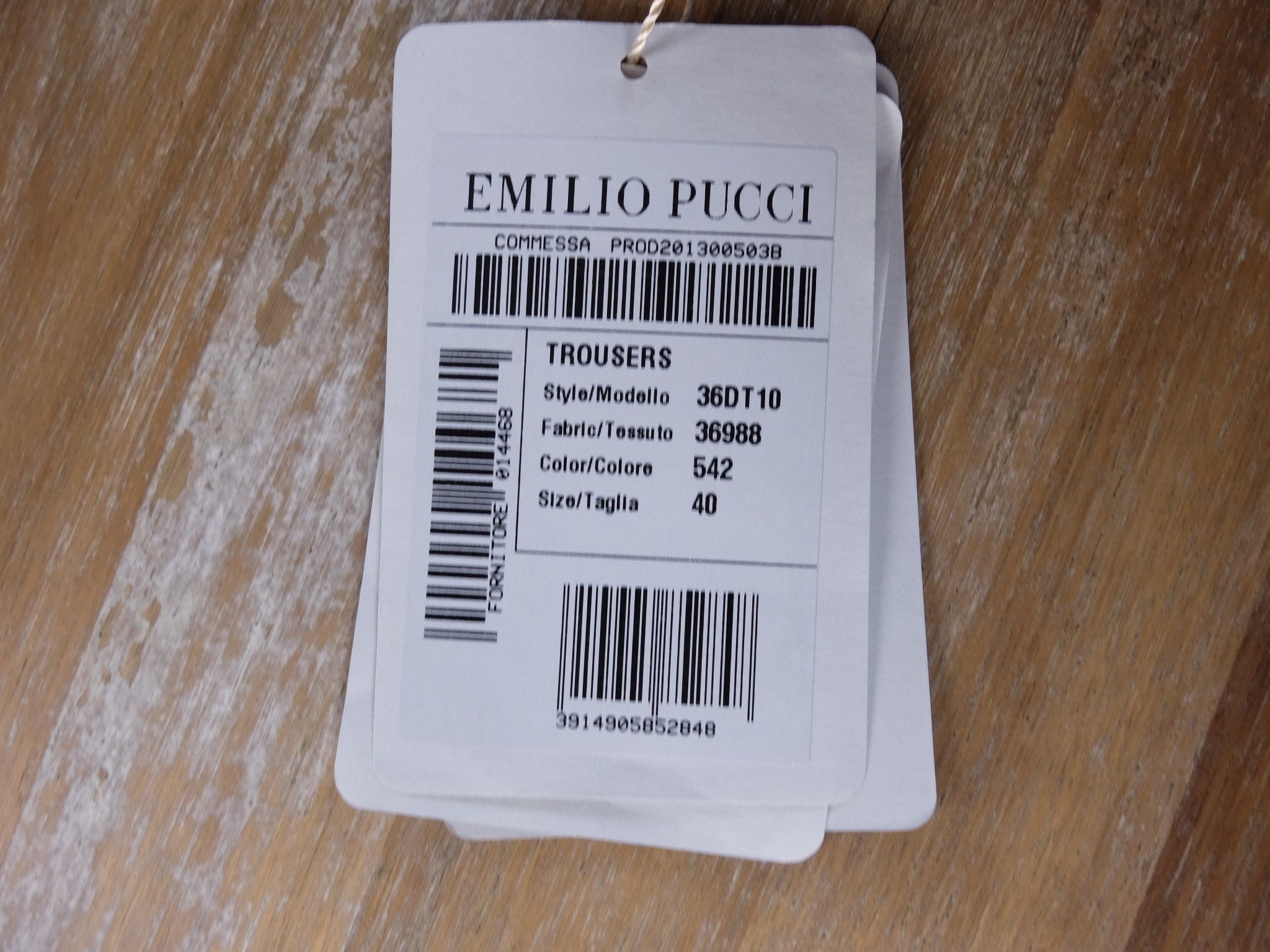 Emilio Pucci EMILIO PUCCI blue skinny cotton pants trousers 40 6 Size 27" / US 4 / IT 40 - 9 Thumbnail