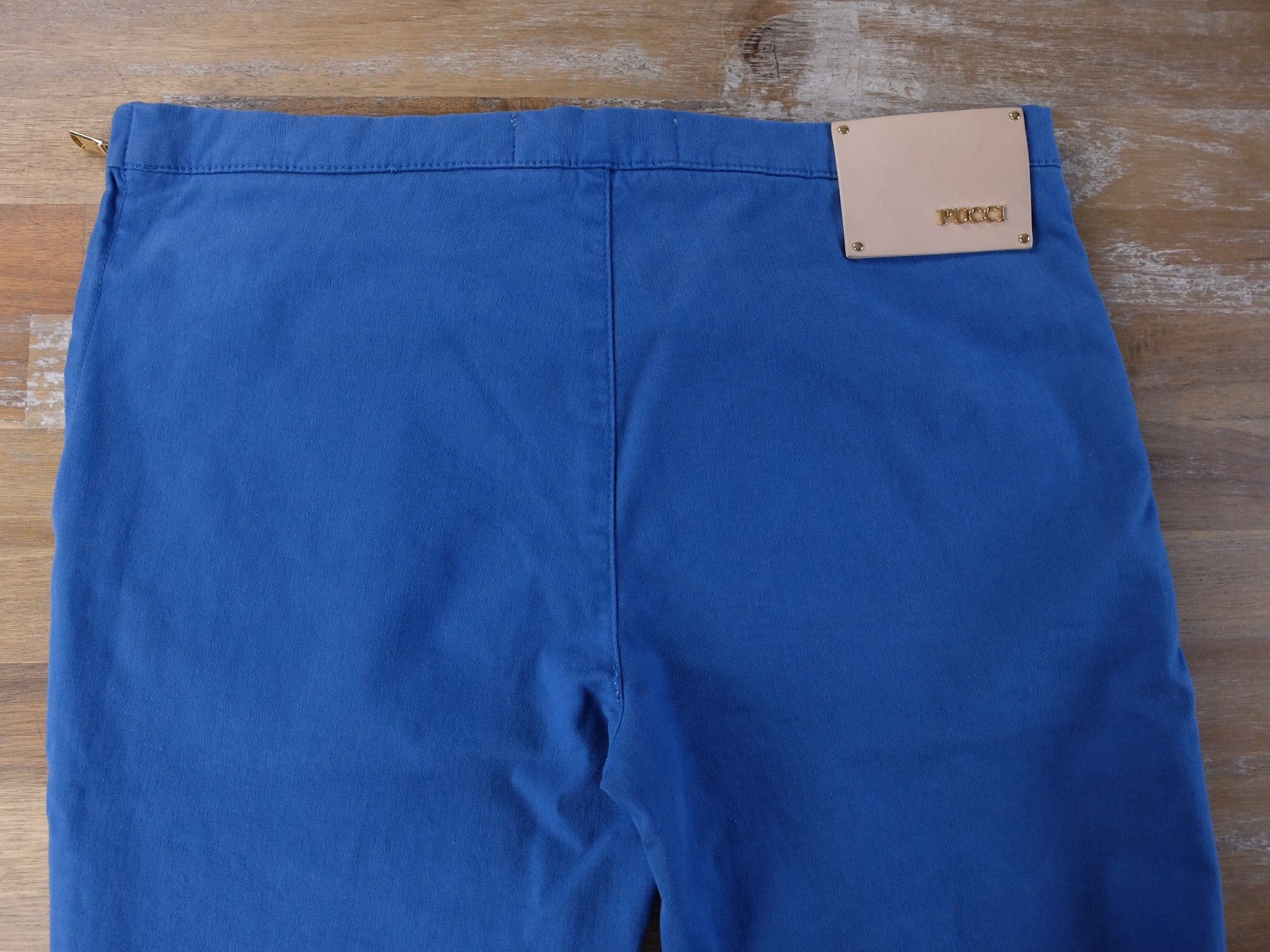 Emilio Pucci EMILIO PUCCI blue skinny cotton pants trousers 40 6 Size 27" / US 4 / IT 40 - 6 Thumbnail
