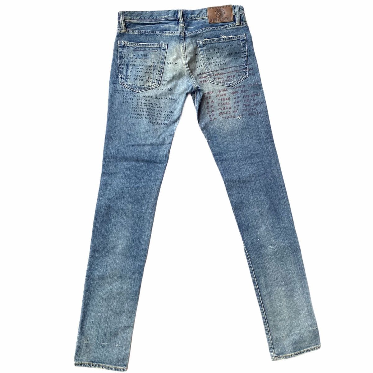 Hysteric Glamour Hysteric Glamour SS08 Ramone Lyrics Jeans Size US 30 / EU 46 - 8 Thumbnail