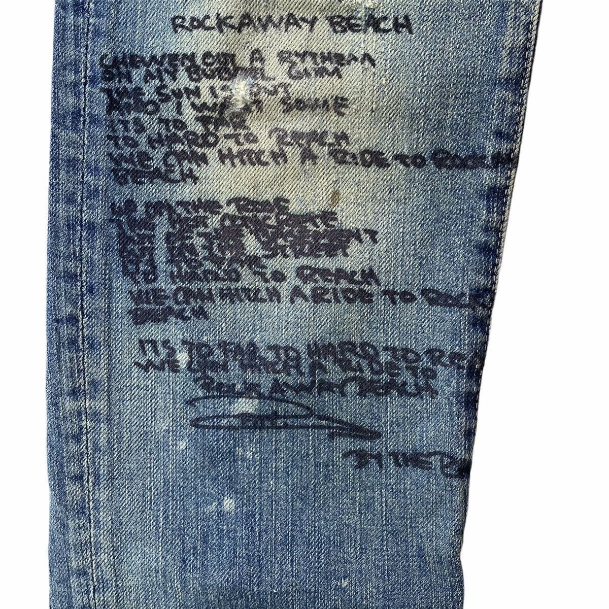 Hysteric Glamour Hysteric Glamour SS08 Ramone Lyrics Jeans Size US 30 / EU 46 - 5 Thumbnail