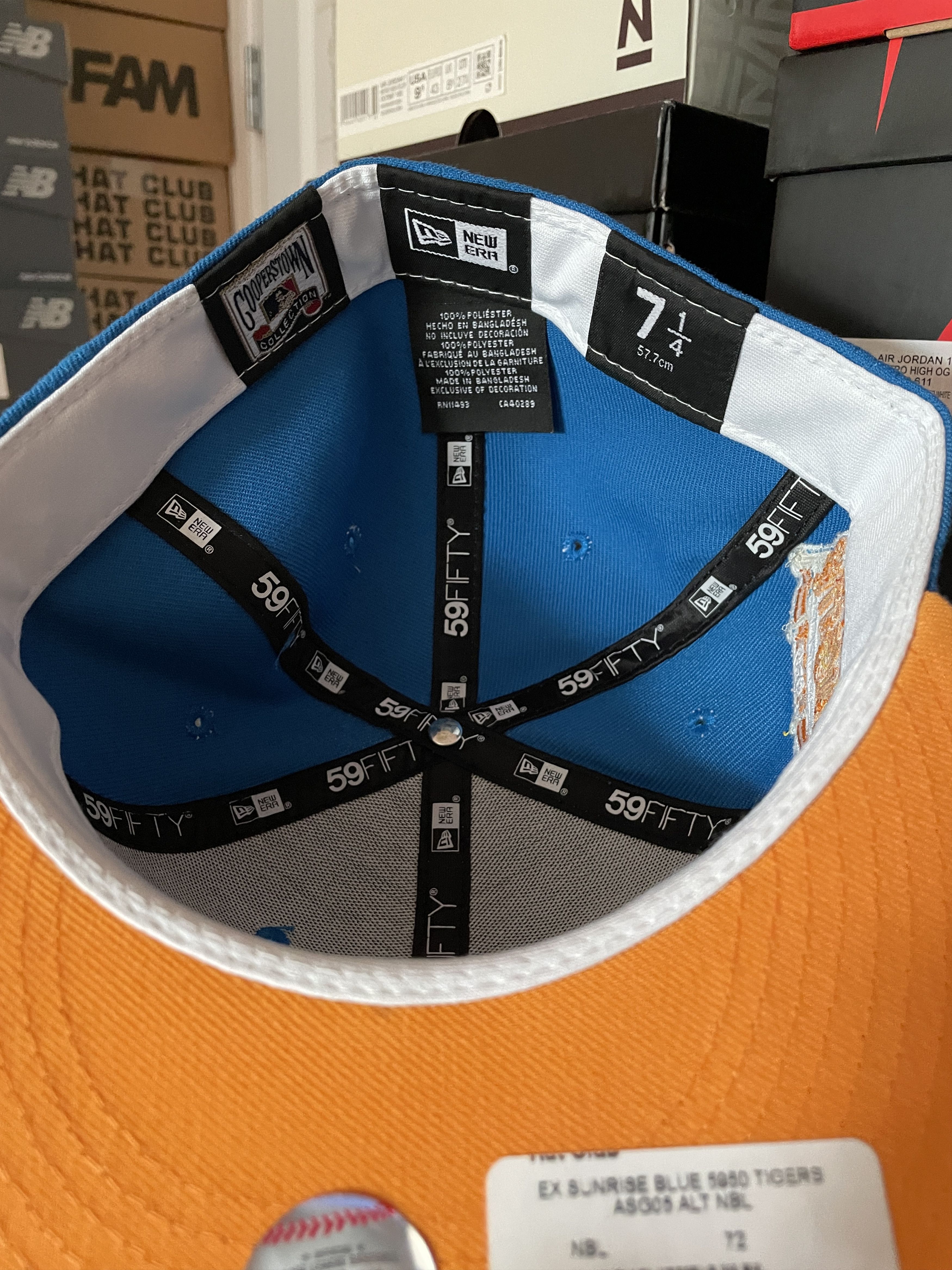 Hat Club × MLB × New Era Hatclub Sunrise Daybreaker Detroit Tigers 7 1/4 Blue Orange Size ONE SIZE - 6 Thumbnail
