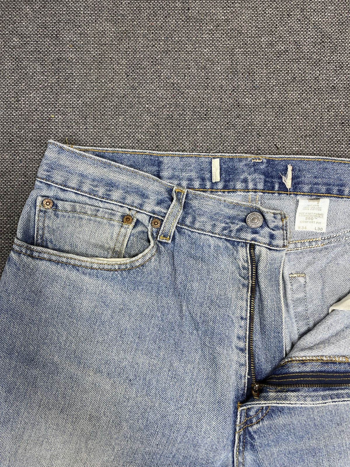 Levi's Vintage Levis 560 Comfort Fit Jeans - J128 Size US 34 / EU 50 - 6 Thumbnail