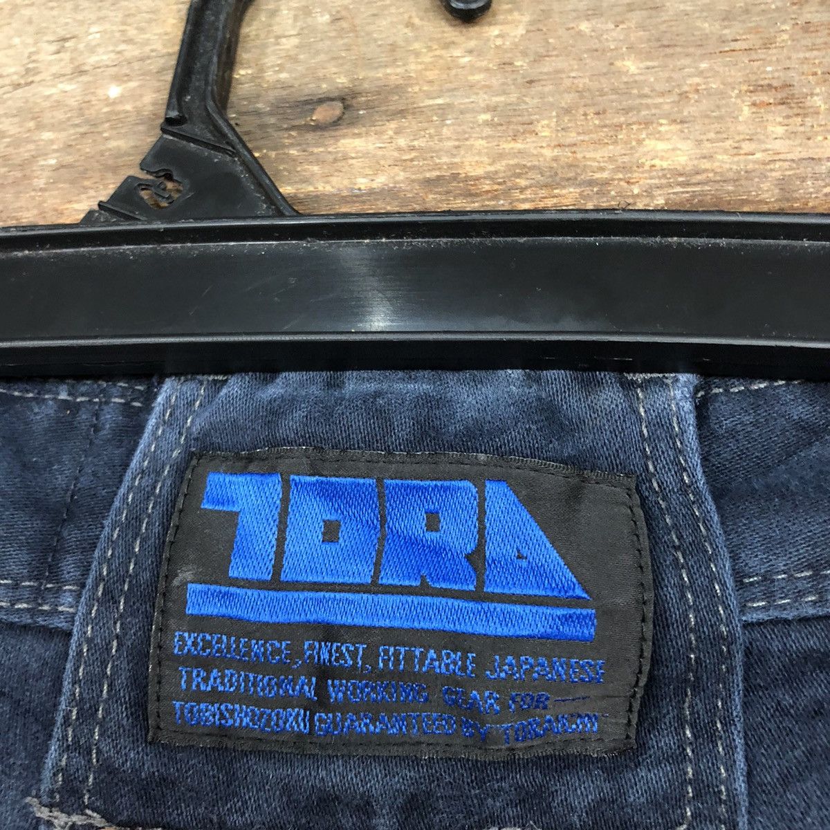 Japanese Brand DLL Tora Dark Blue Multipocket thrashed Cargo Pants #c970 Size US 28 / EU 44 - 14 Thumbnail