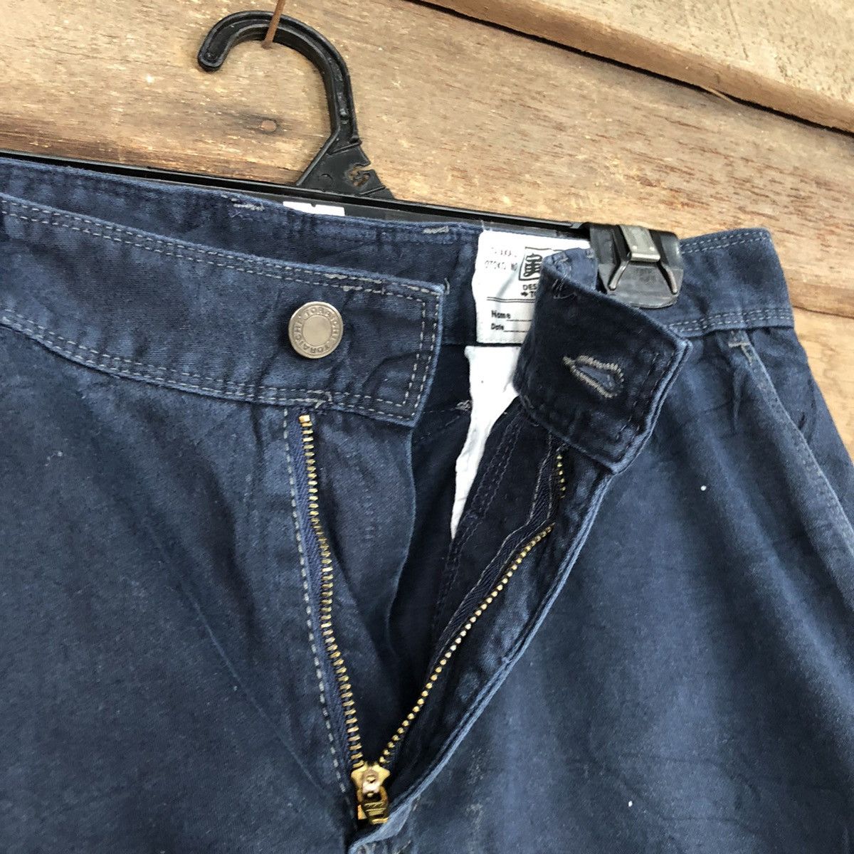 Japanese Brand DLL Tora Dark Blue Multipocket thrashed Cargo Pants #c970 Size US 28 / EU 44 - 9 Thumbnail