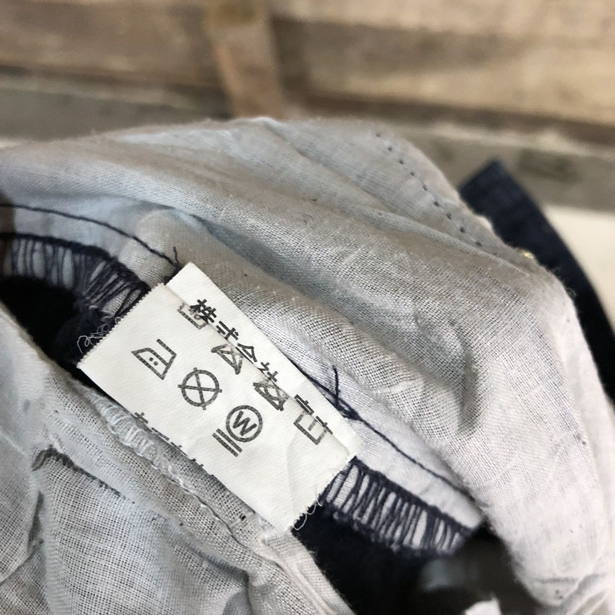 Japanese Brand DLL Tora Dark Blue Multipocket thrashed Cargo Pants #c970 Size US 28 / EU 44 - 16 Thumbnail