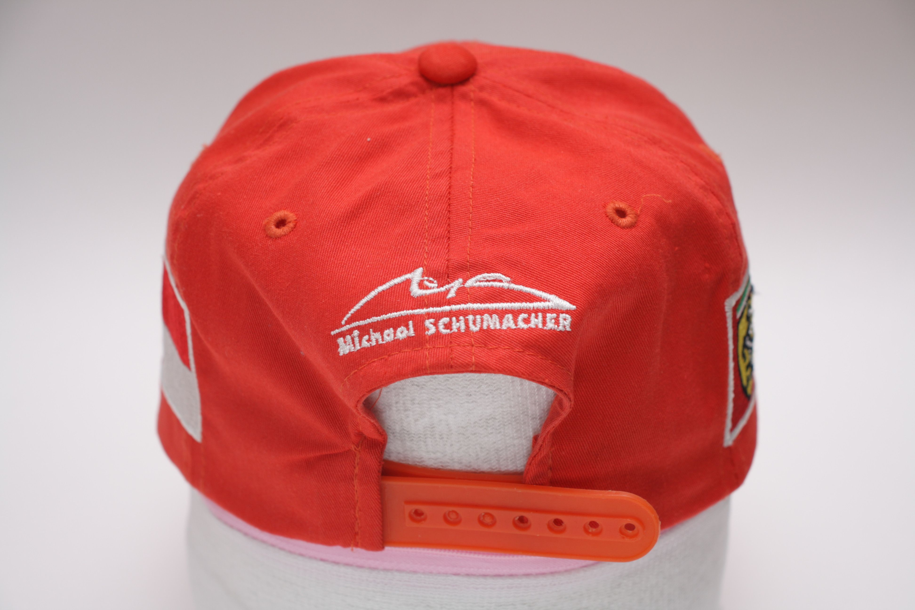 Ferrari VTG 1997 Michael Schumacher DEKRA Ferrari F1 Hat Cap Red Size ONE SIZE - 4 Thumbnail