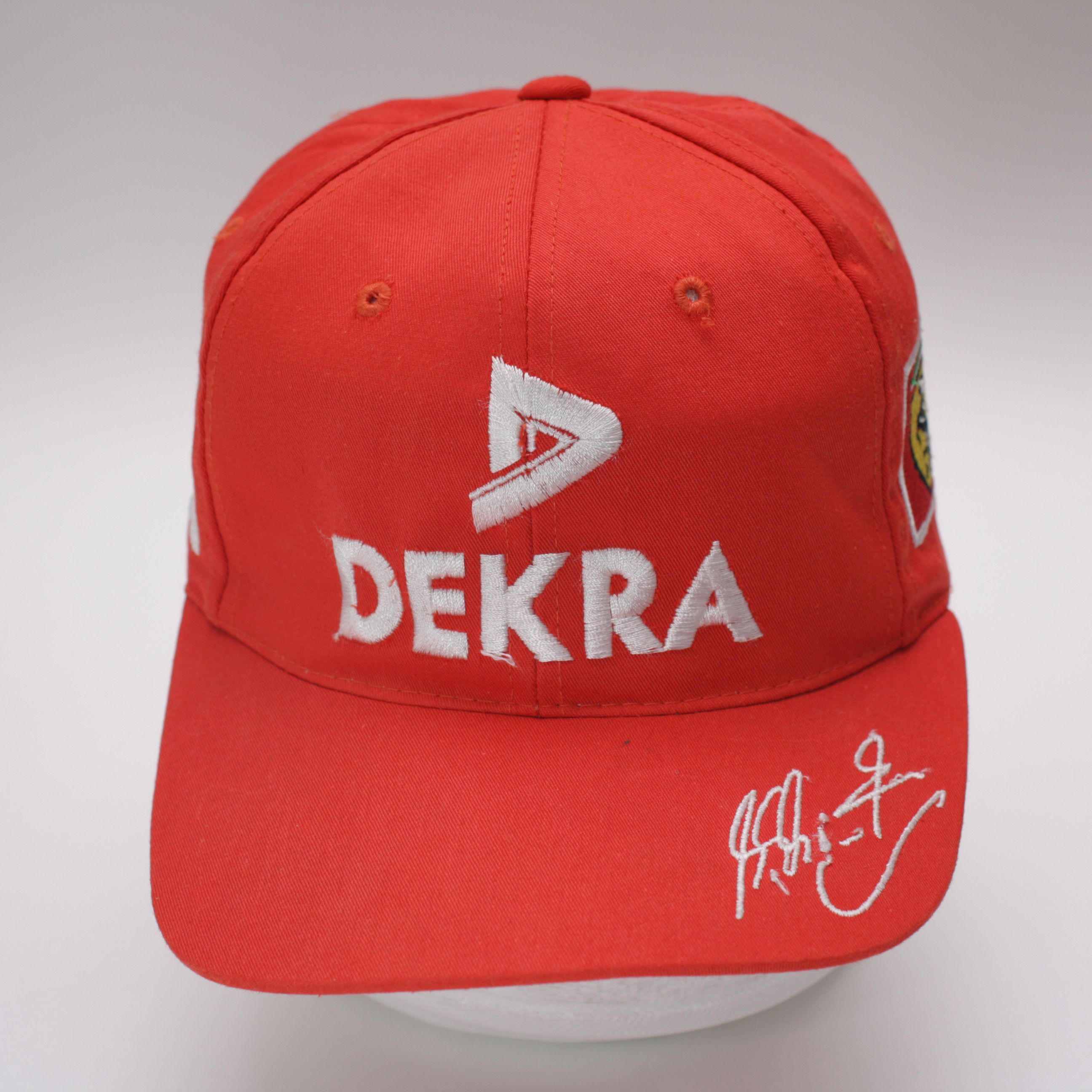 Ferrari VTG 1997 Michael Schumacher DEKRA Ferrari F1 Hat Cap Red Size ONE SIZE - 2 Thumbnail