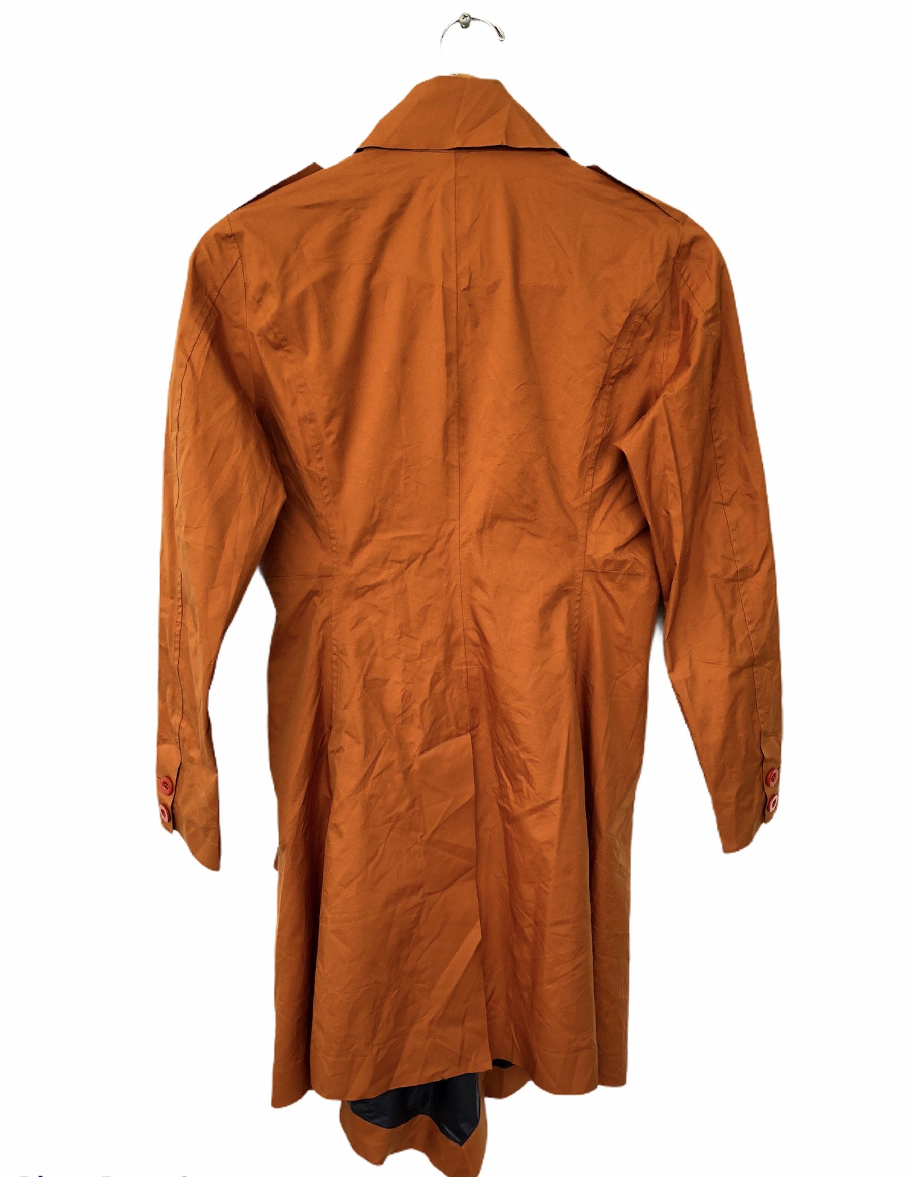 Marithe + Francois Girbaud ASYMMETRICAL POLYESTER WATERPROOF COAT Size XS / US 0-2 / IT 36-38 - 7 Thumbnail