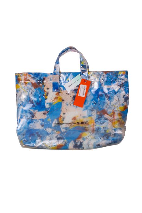 Comme des Garcons COMME DES GARCONS x FUTURA GRAFFITI PVC TOTE BAG