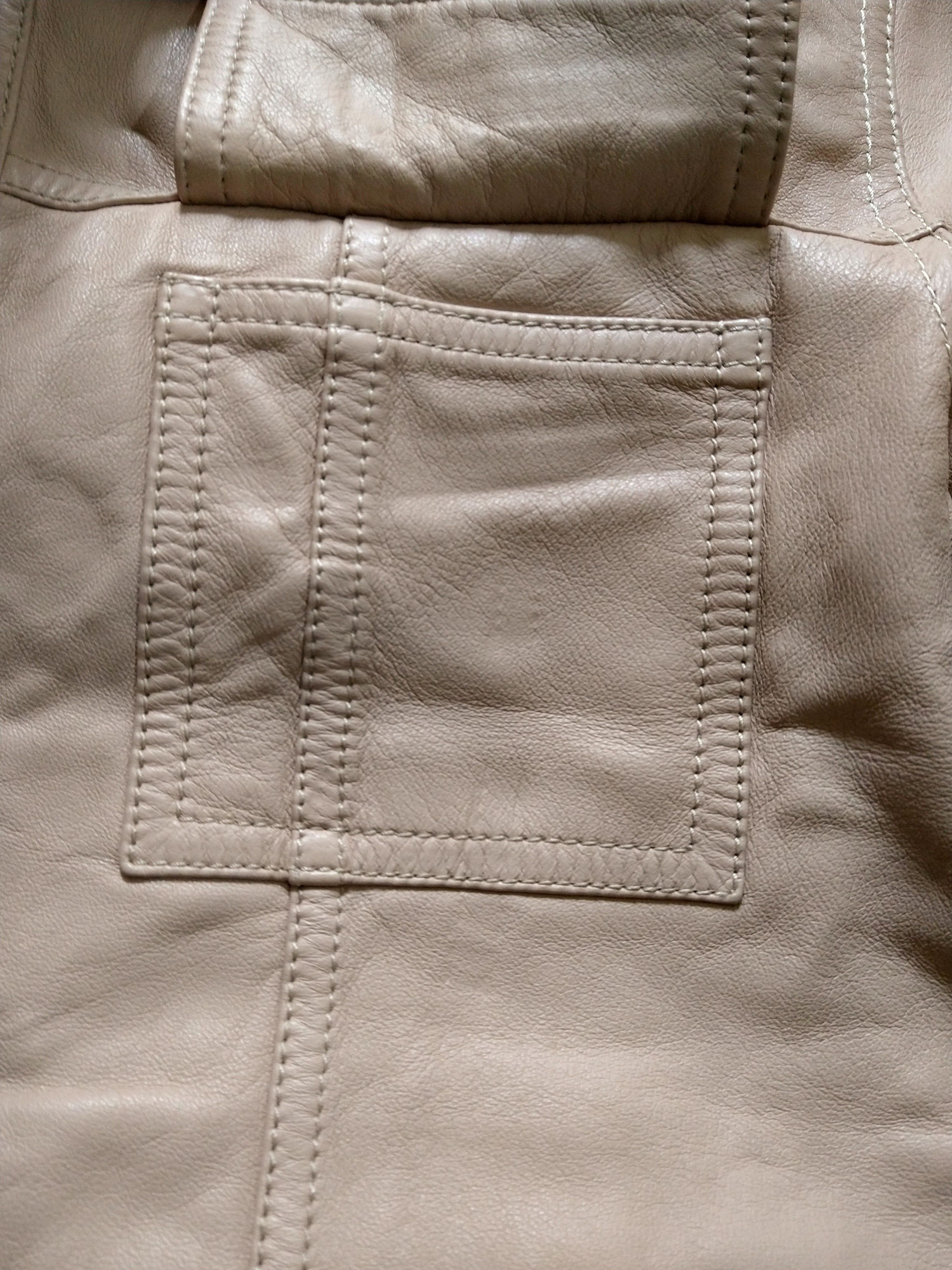 Balenciaga Balenciaga Leather Trucker Jacket Pink Lambskin Size Small Size US S / EU 44-46 / 1 - 7 Thumbnail