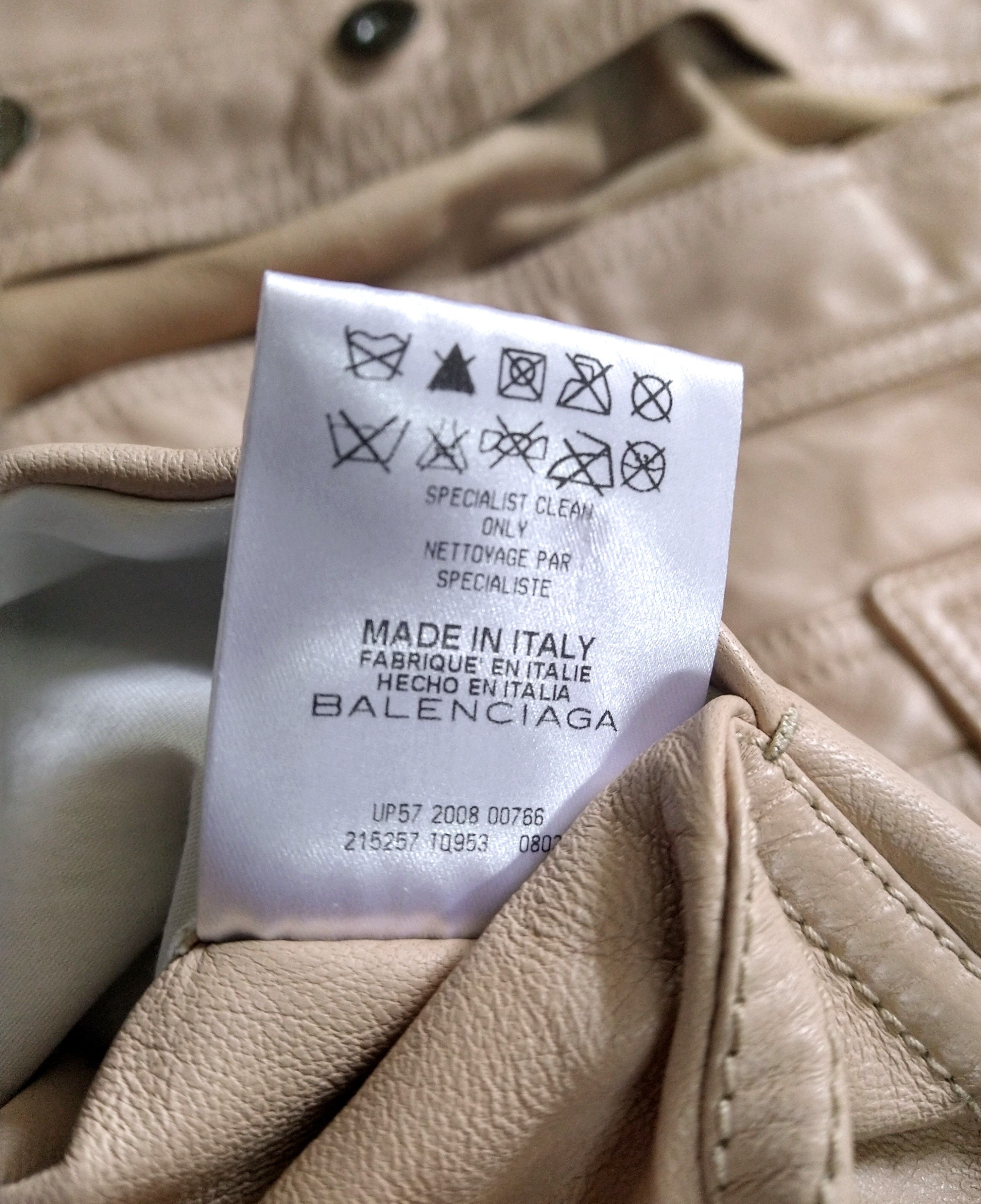 Balenciaga Balenciaga Leather Trucker Jacket Pink Lambskin Size Small Size US S / EU 44-46 / 1 - 16 Thumbnail