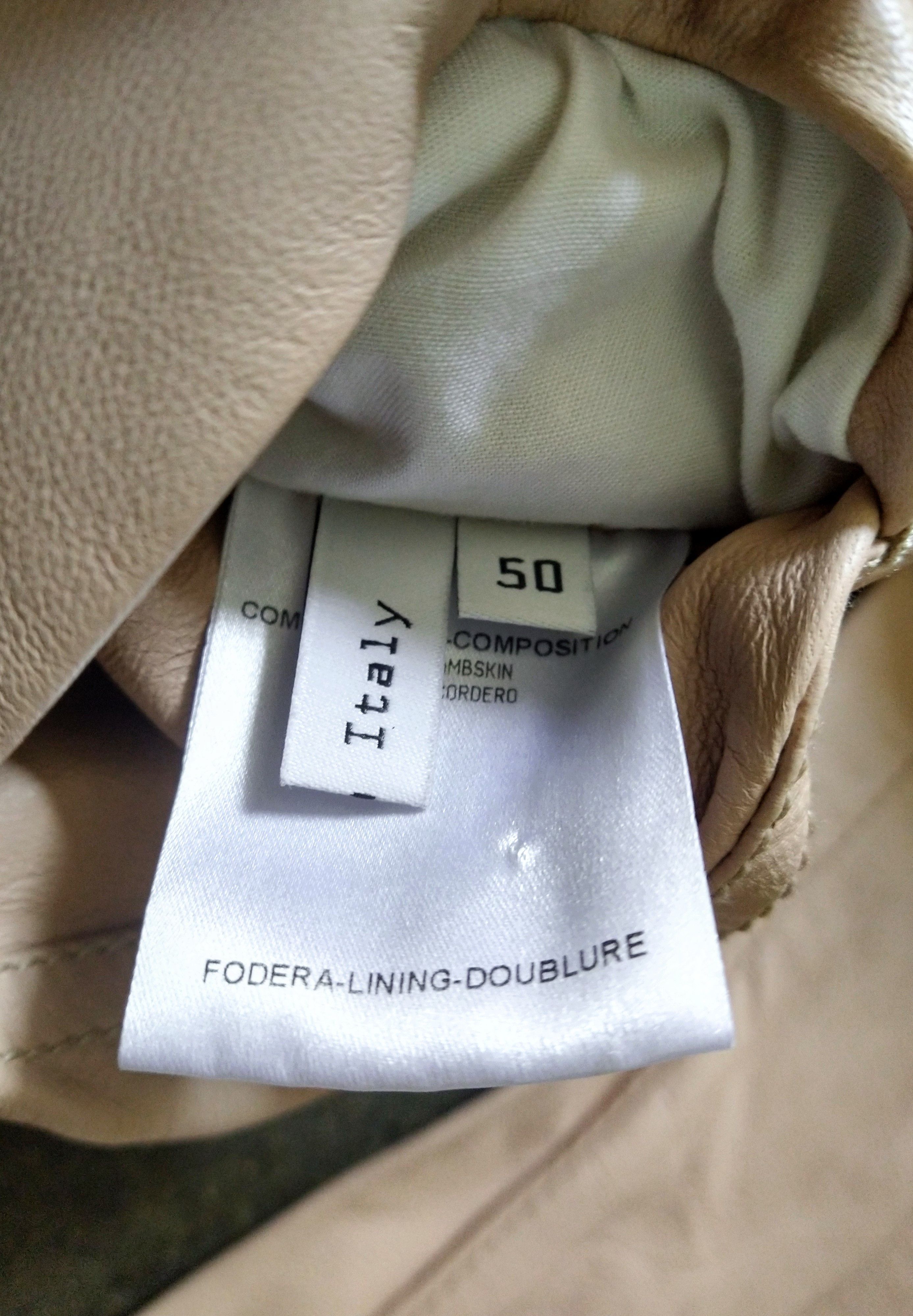 Balenciaga Balenciaga Leather Trucker Jacket Pink Lambskin Size Small Size US S / EU 44-46 / 1 - 14 Thumbnail