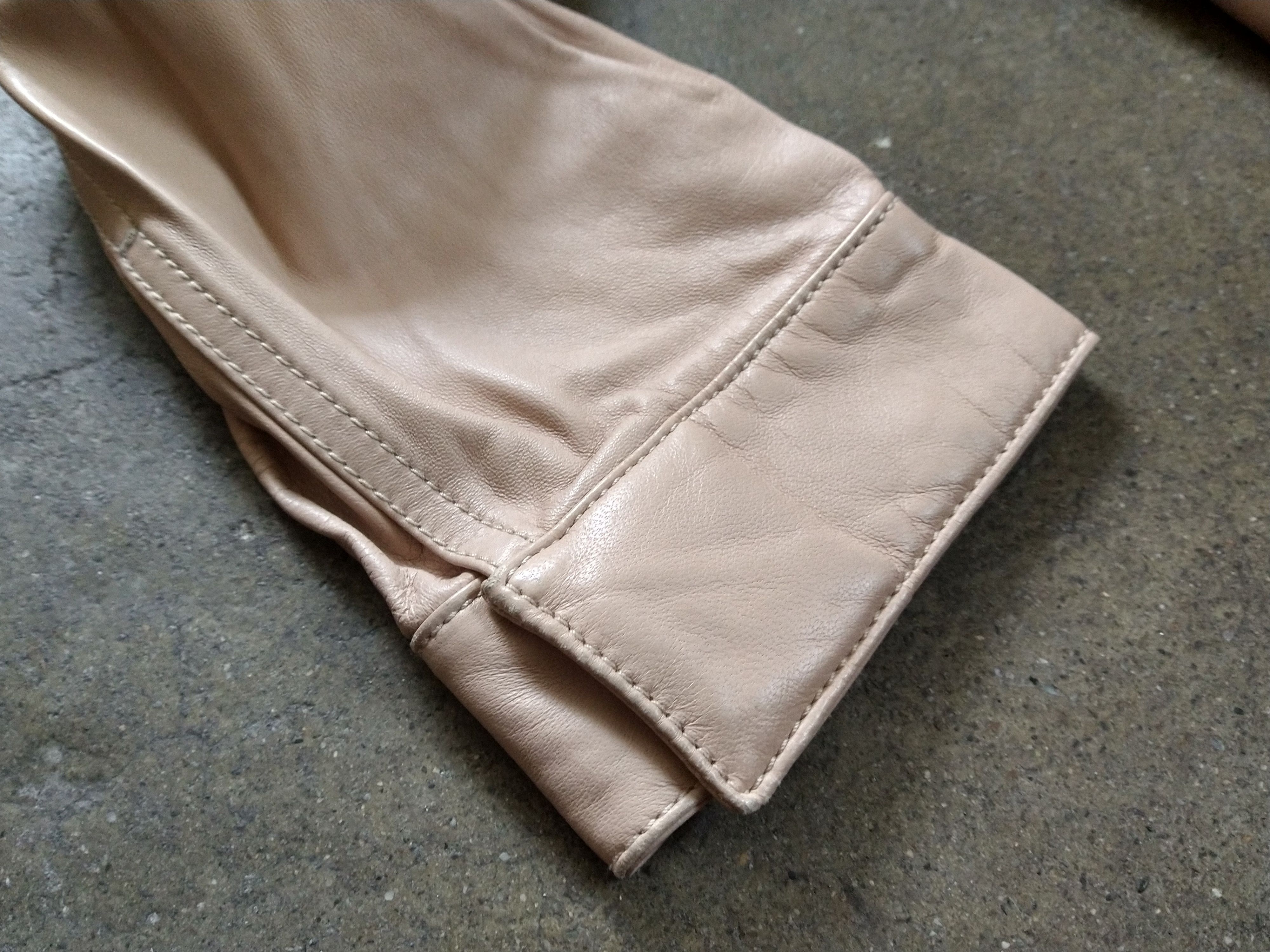 Balenciaga Balenciaga Leather Trucker Jacket Pink Lambskin Size Small Size US S / EU 44-46 / 1 - 6 Thumbnail